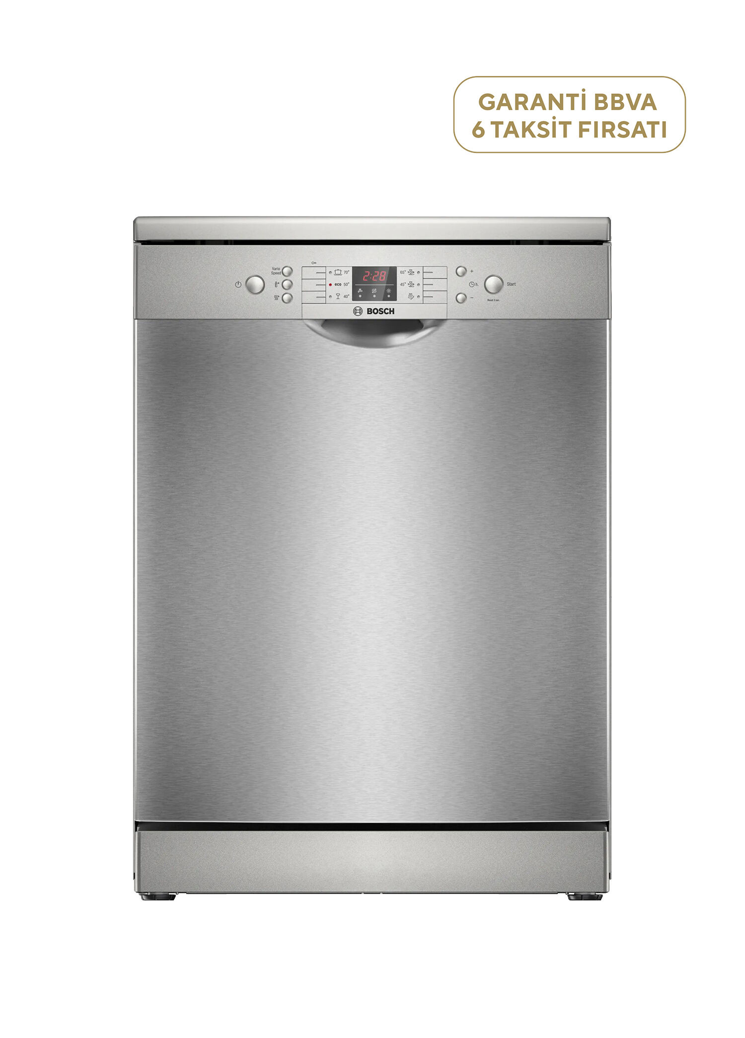 SMS26DI00T Serie 2 Inox 6 Programlı Bulaşık Makinesi