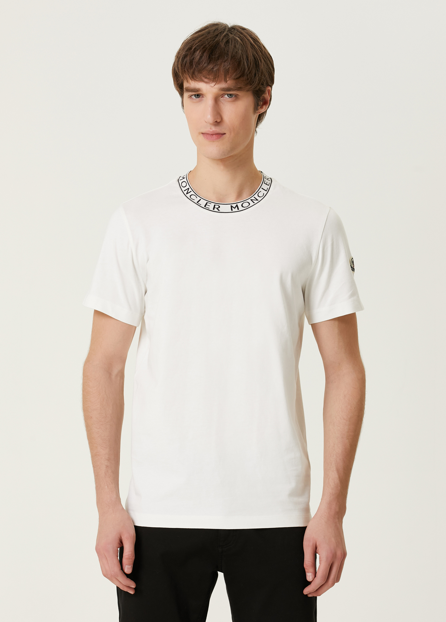 Beyaz Logolu T-shirt