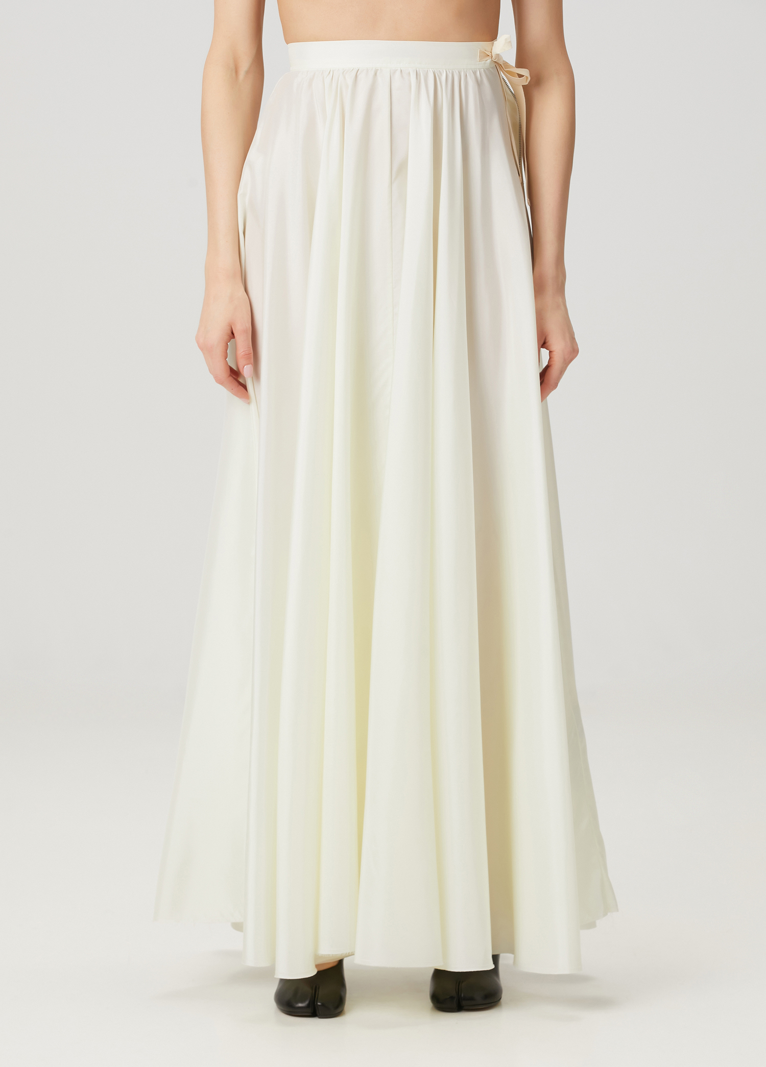 MM6 Maison Margiela - Off-White Maxi Skirt