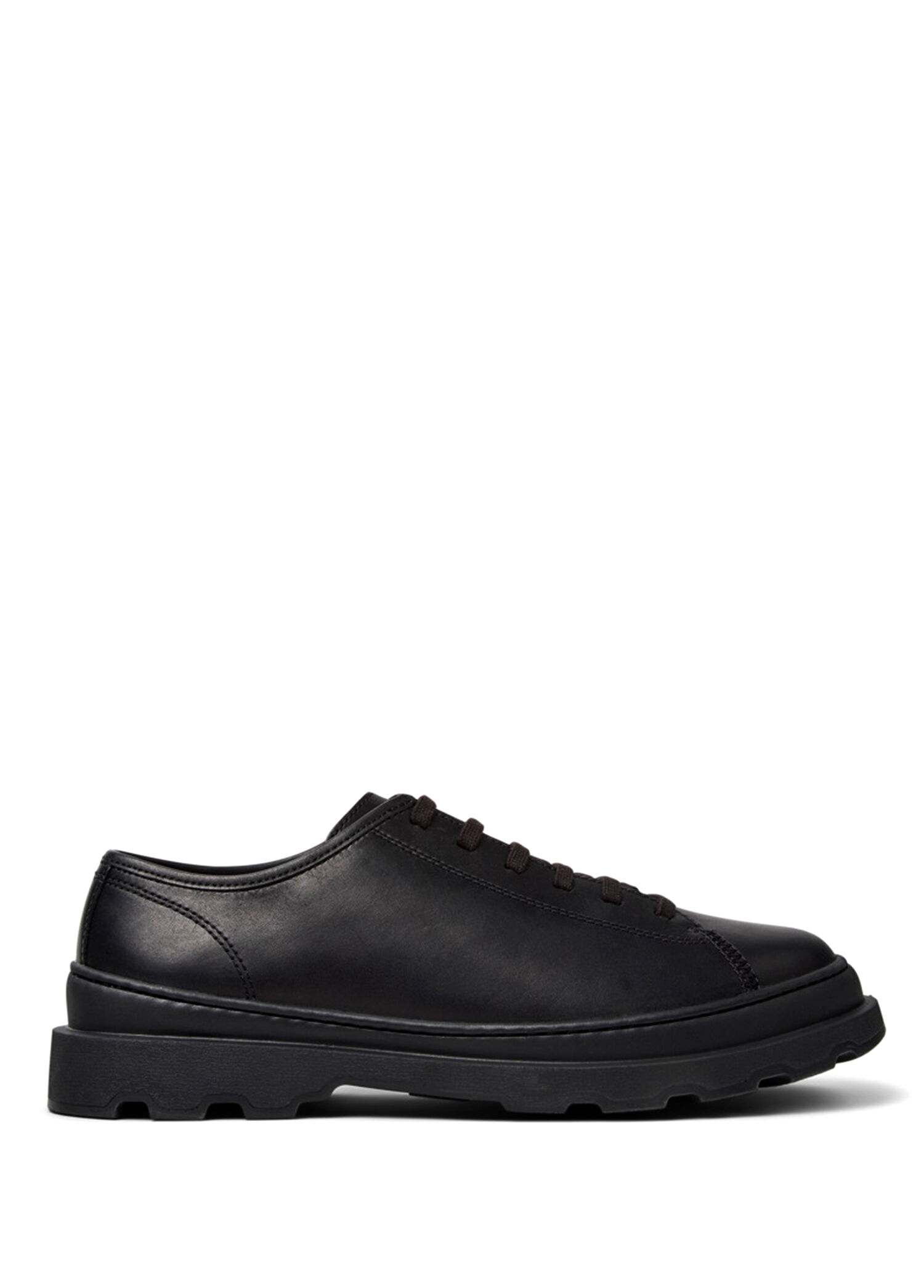 Brutus Siyah Deri Erkek Oxford Ayakkabı K101066-001