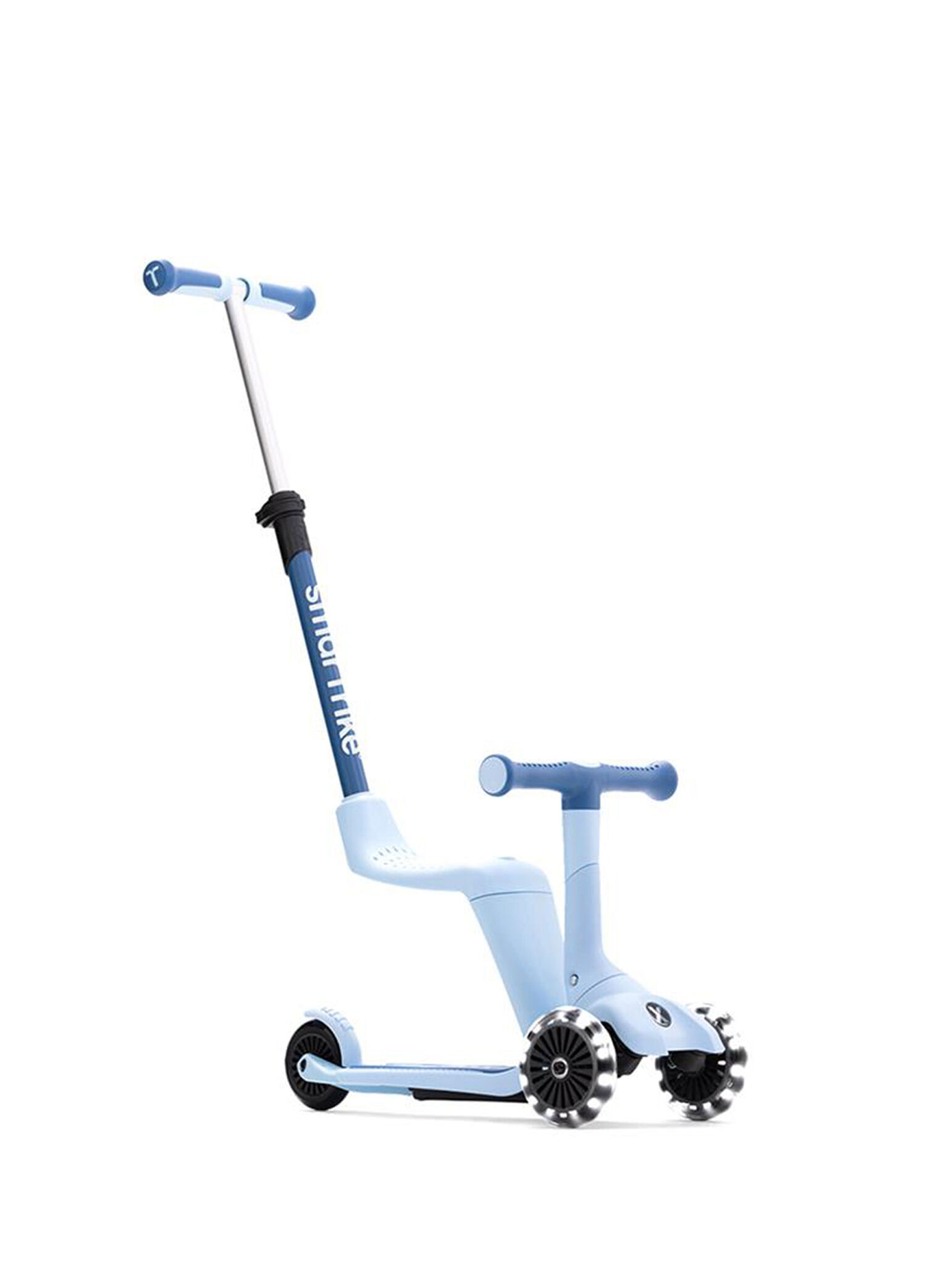 Xtend Mini-Ride 1-9 Yaş 4 Aşamalı Büyüyen Oturaklı Katlanabilir LED Tekerlekli Scooter