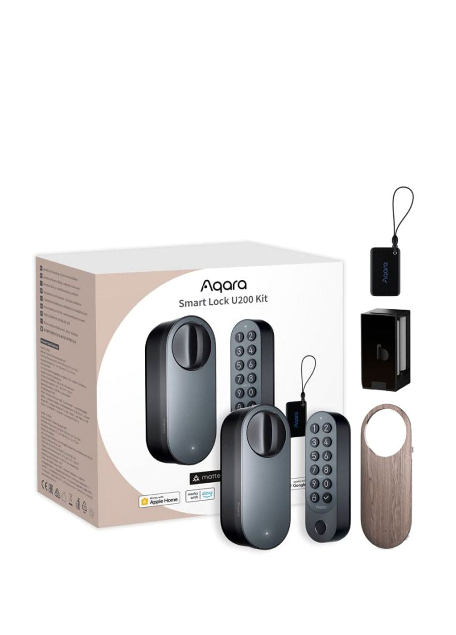 EL-D02D-B  Apple Home Matter Destekli Akıllı Kapı Kilidi