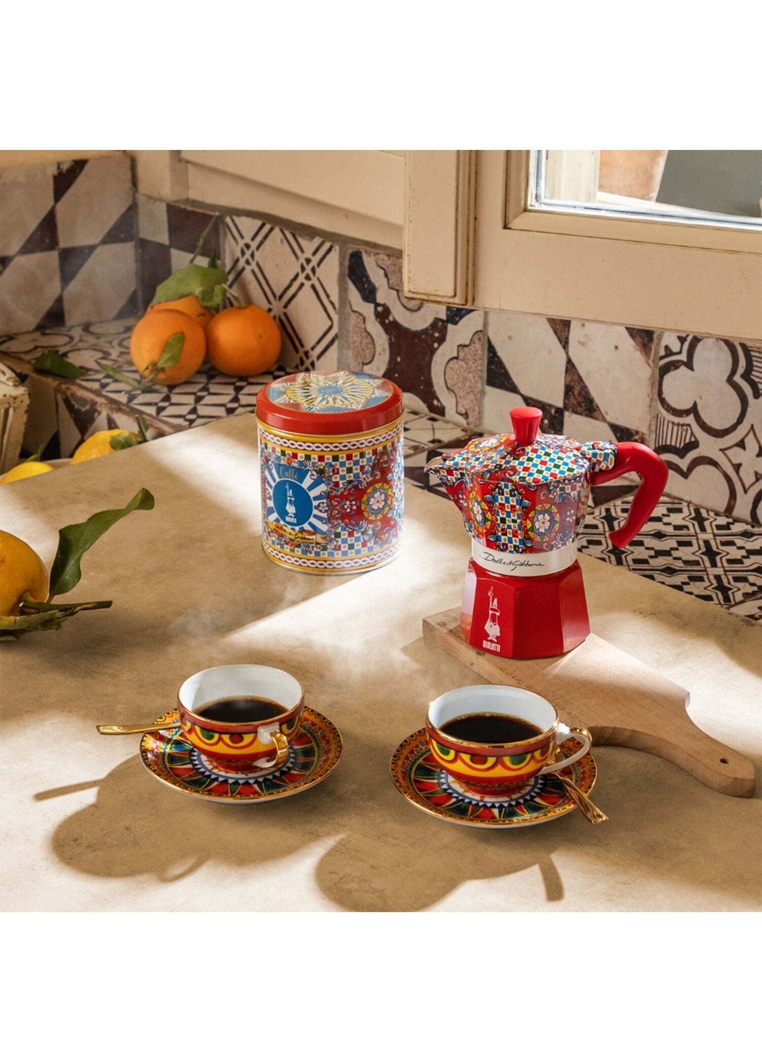 Bialetti - Dolce&Gabbana Moka Express 6 Cup - Çok Renkli
