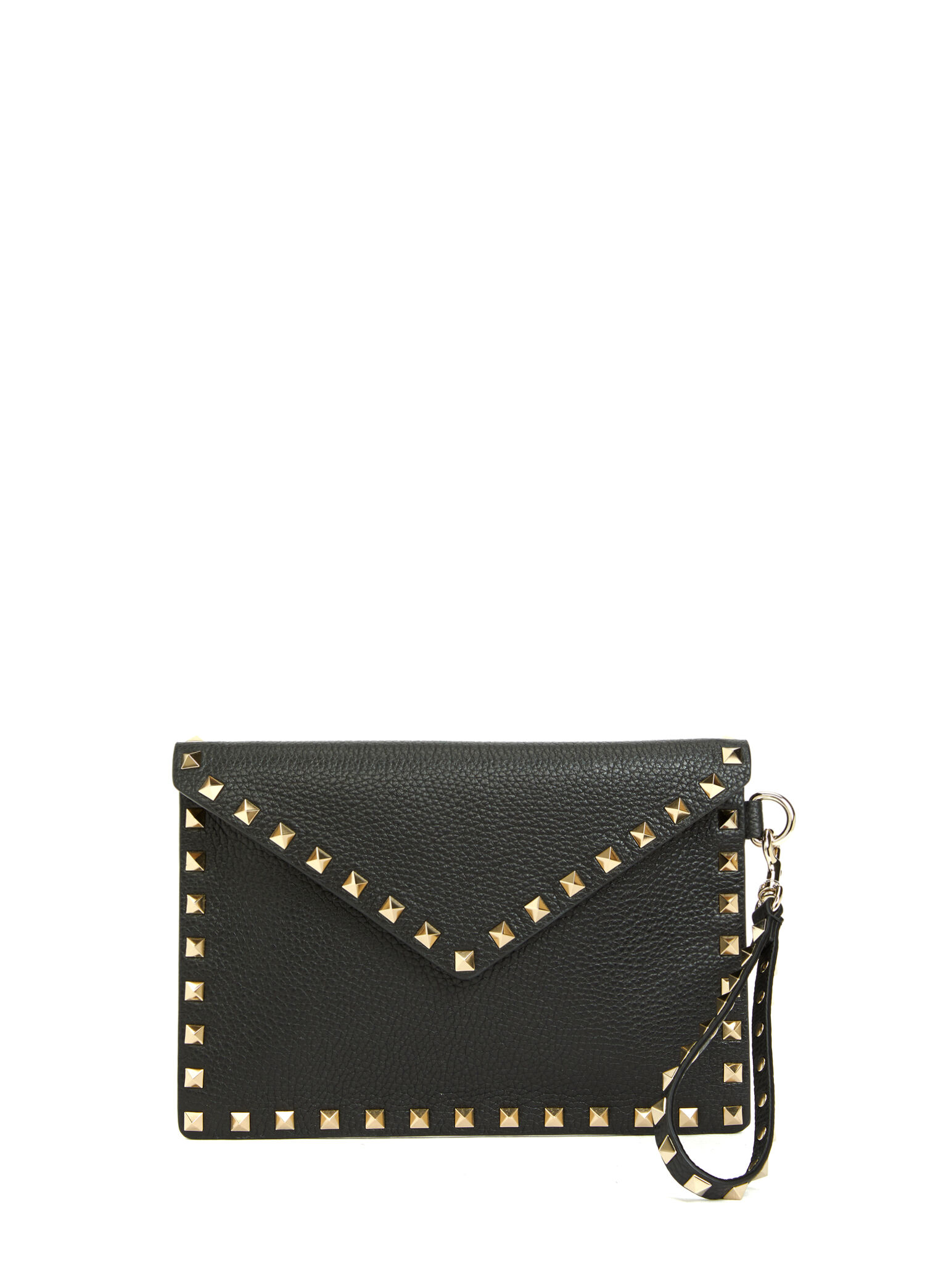 Rockstud Medium Kadın Deri El Portföyü