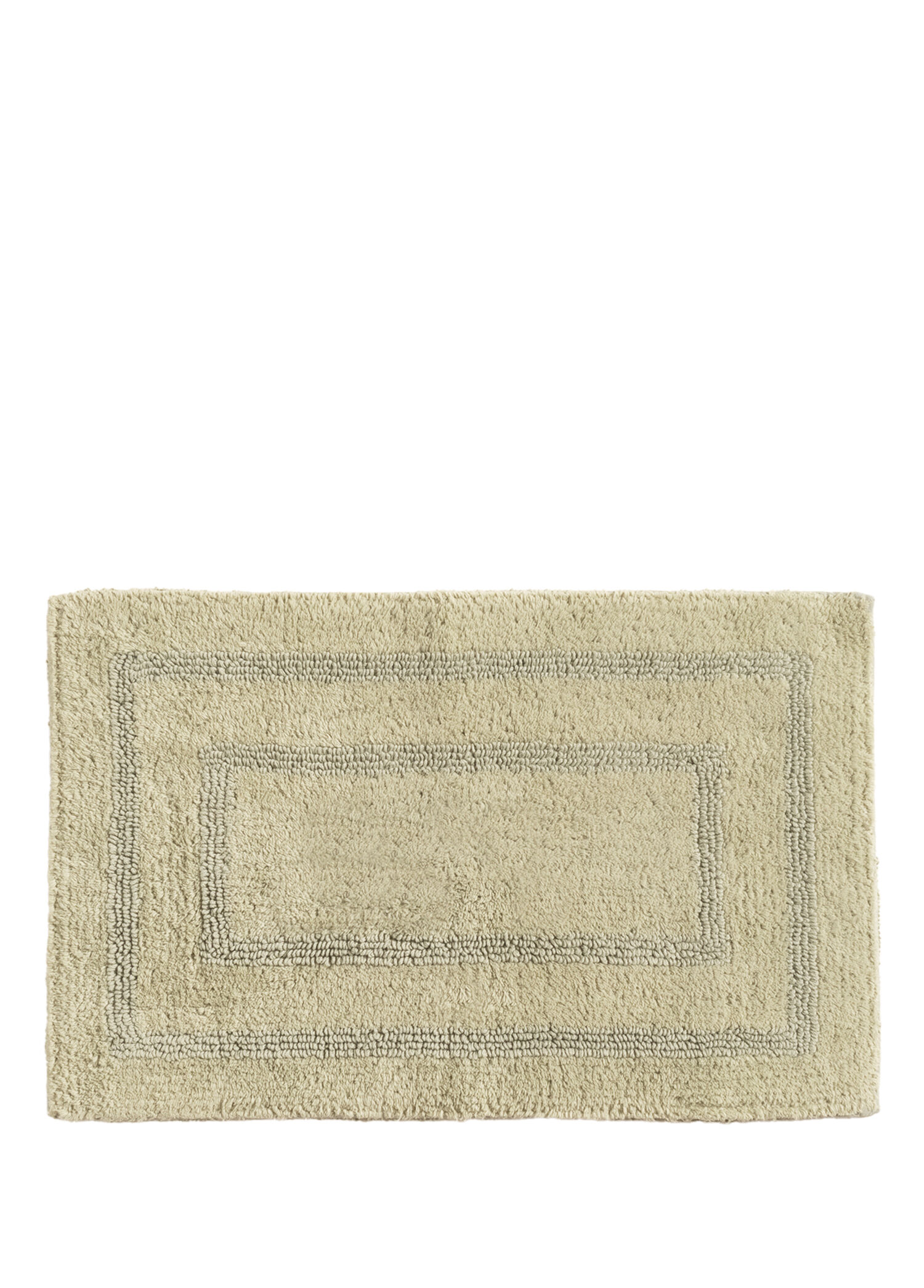 Solid Yeşil %100 Pamuk Çift Taraflı Banyo Paspası 70 x 120 cm