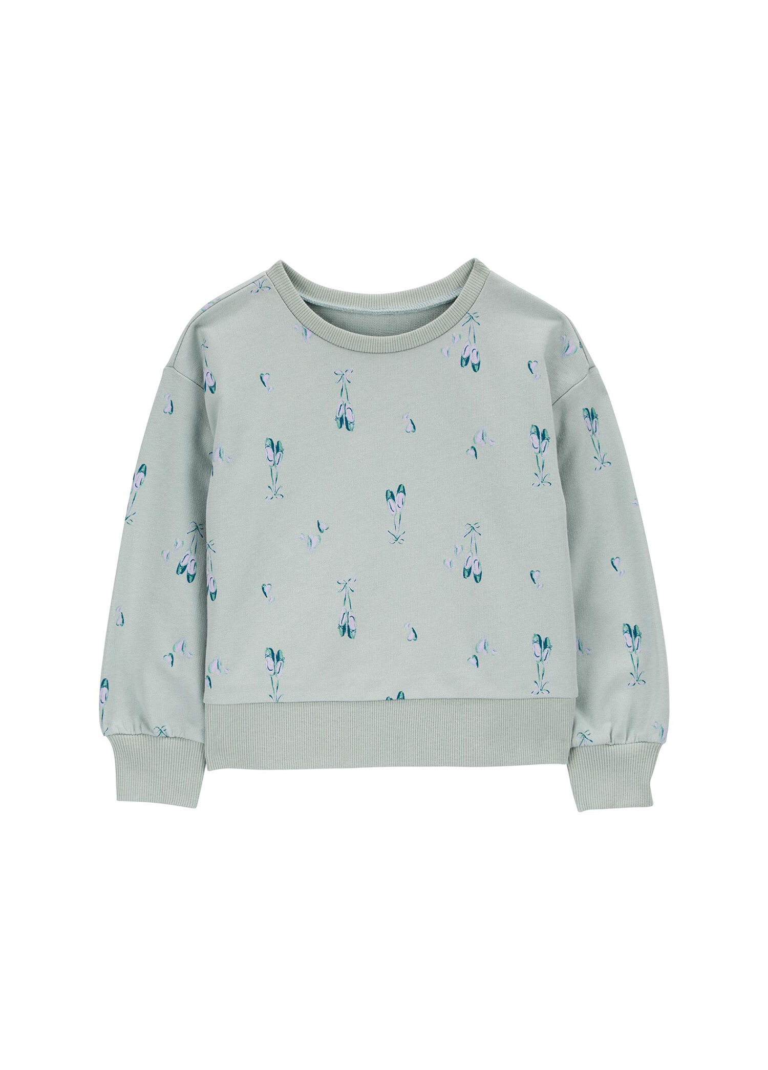 Uzun Kollu Kız Çocuk Sweatshirt