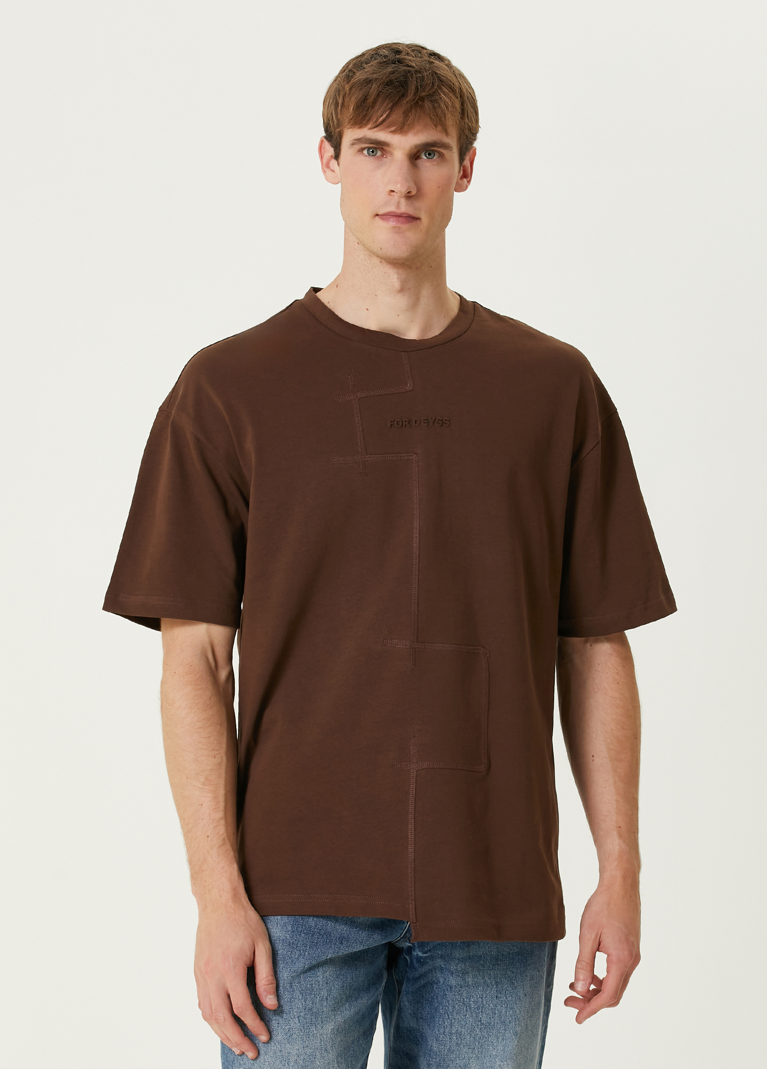 Kahverengi Basic T-shirt