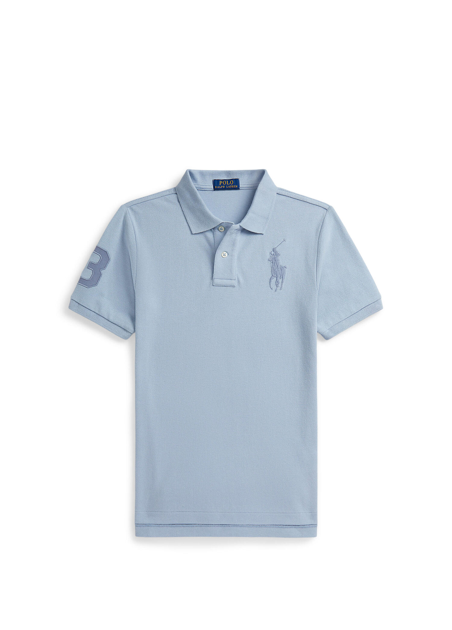 Açık Mavi Polo Yaka Erkek Çocuk T-shirt