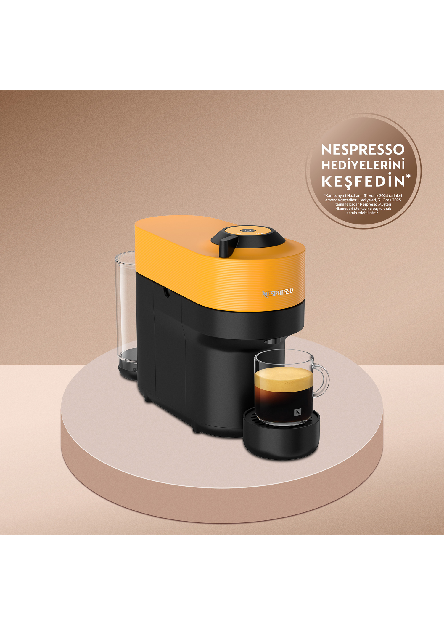 Orange nespresso machine hotsell