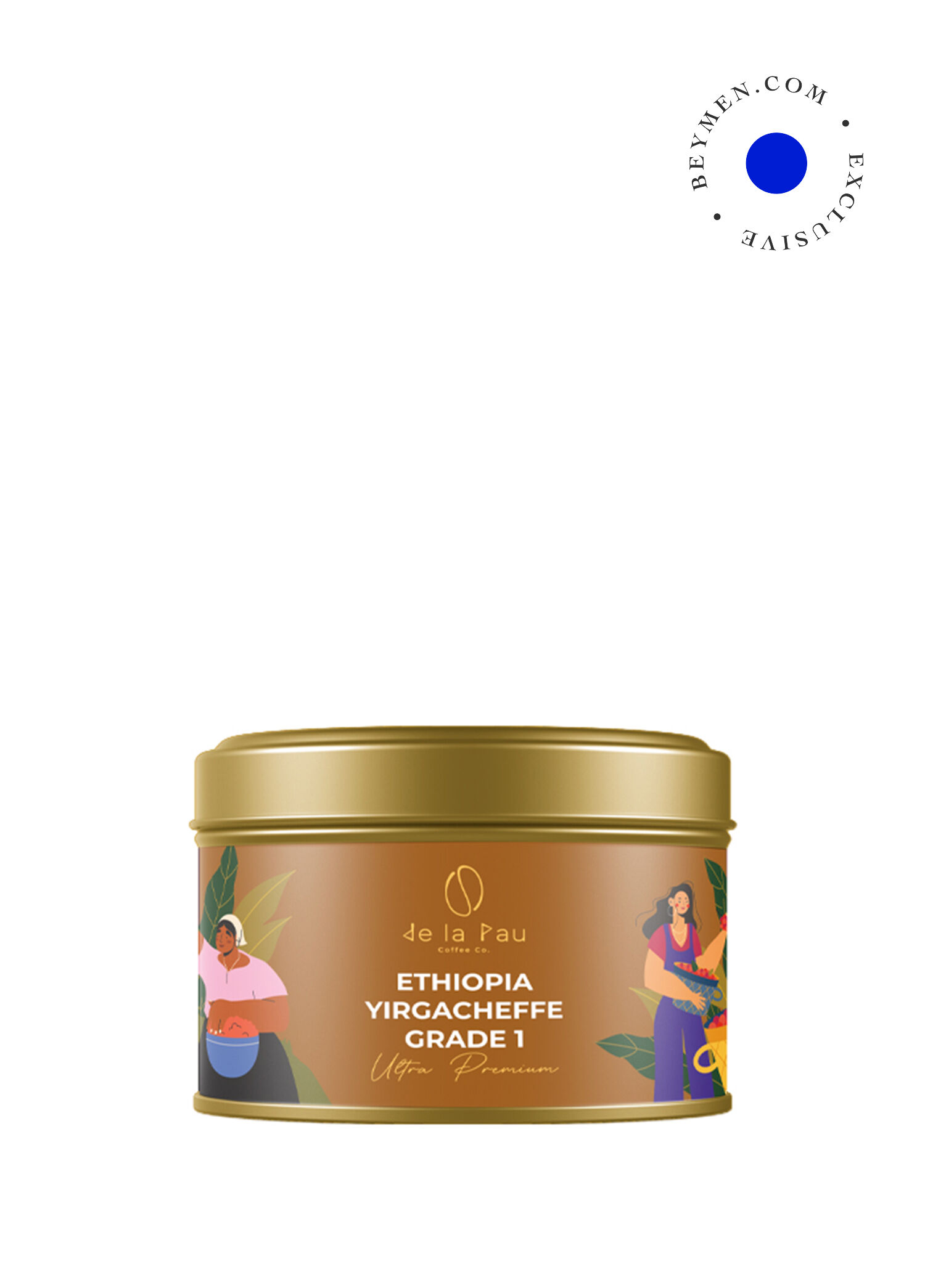 Ethiopia Yirgacheffe Gr 1  Ultra Premium Seri Çekirdek Kahve 70 gr
