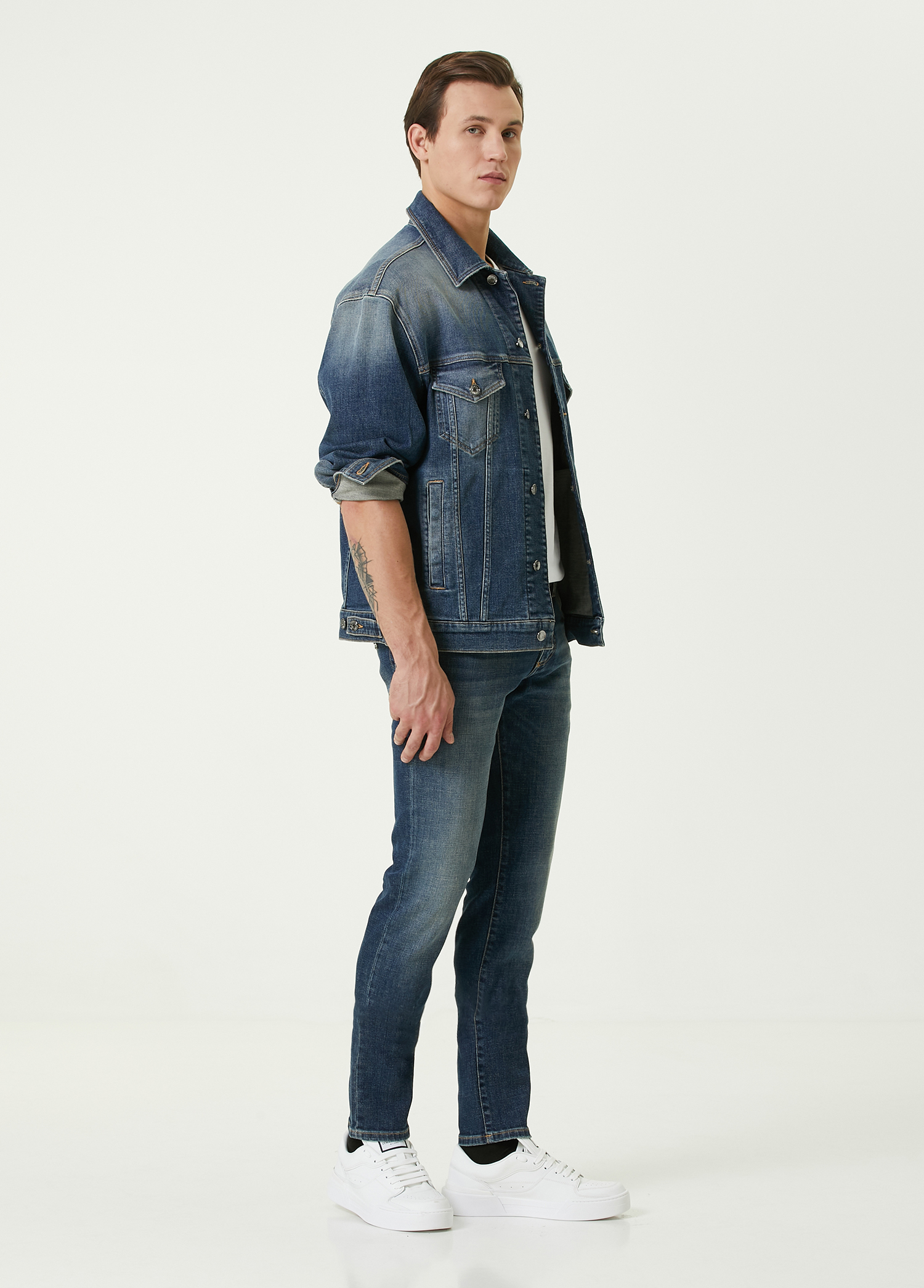 Beymen Mavi Denim Ceket. 2 Beymen Mavi Denim Ceket. 2