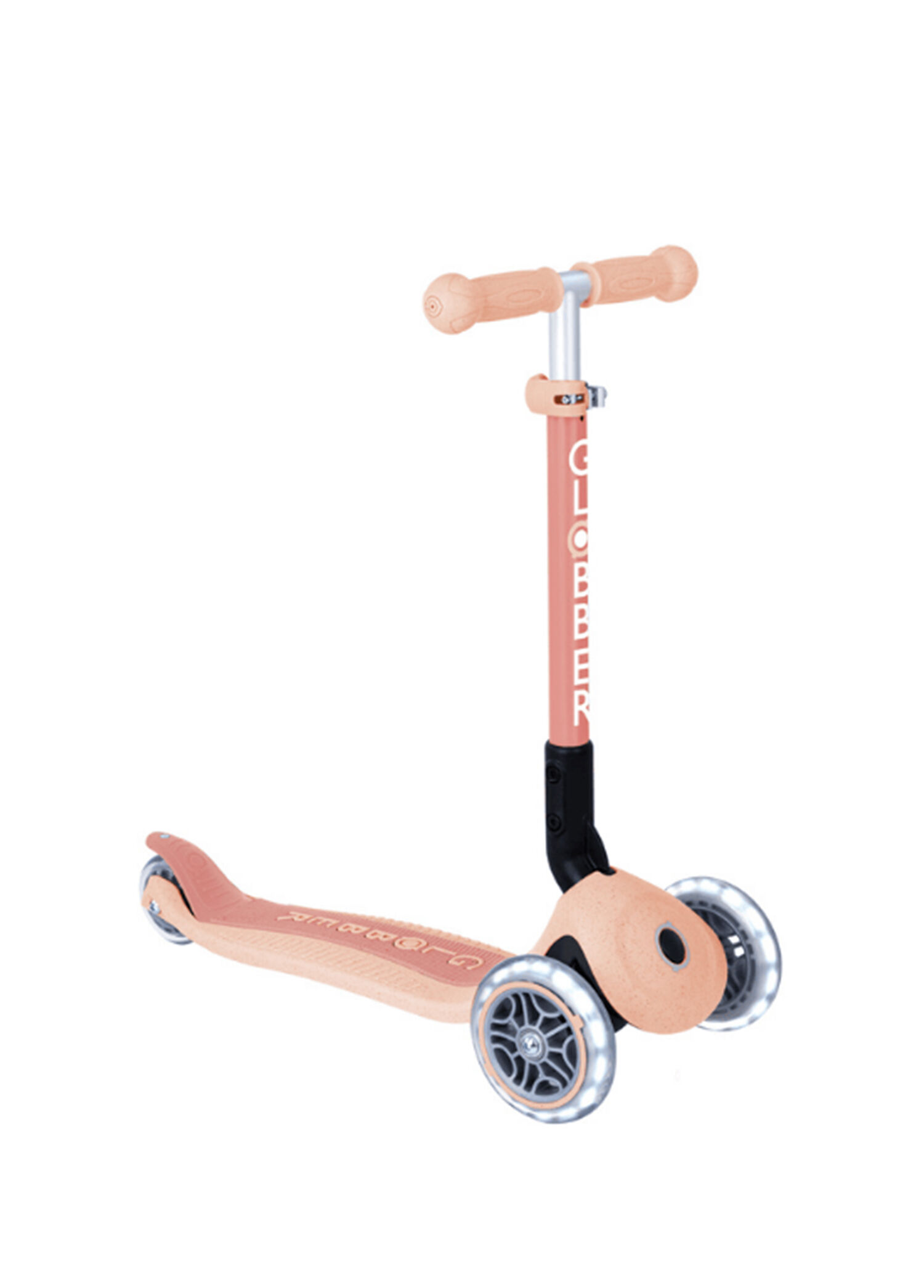 Junior Ecologic Peach Katlanabilir 3 Tekerlekli 2-6 Yaş Işıklı Çocuk Scooter