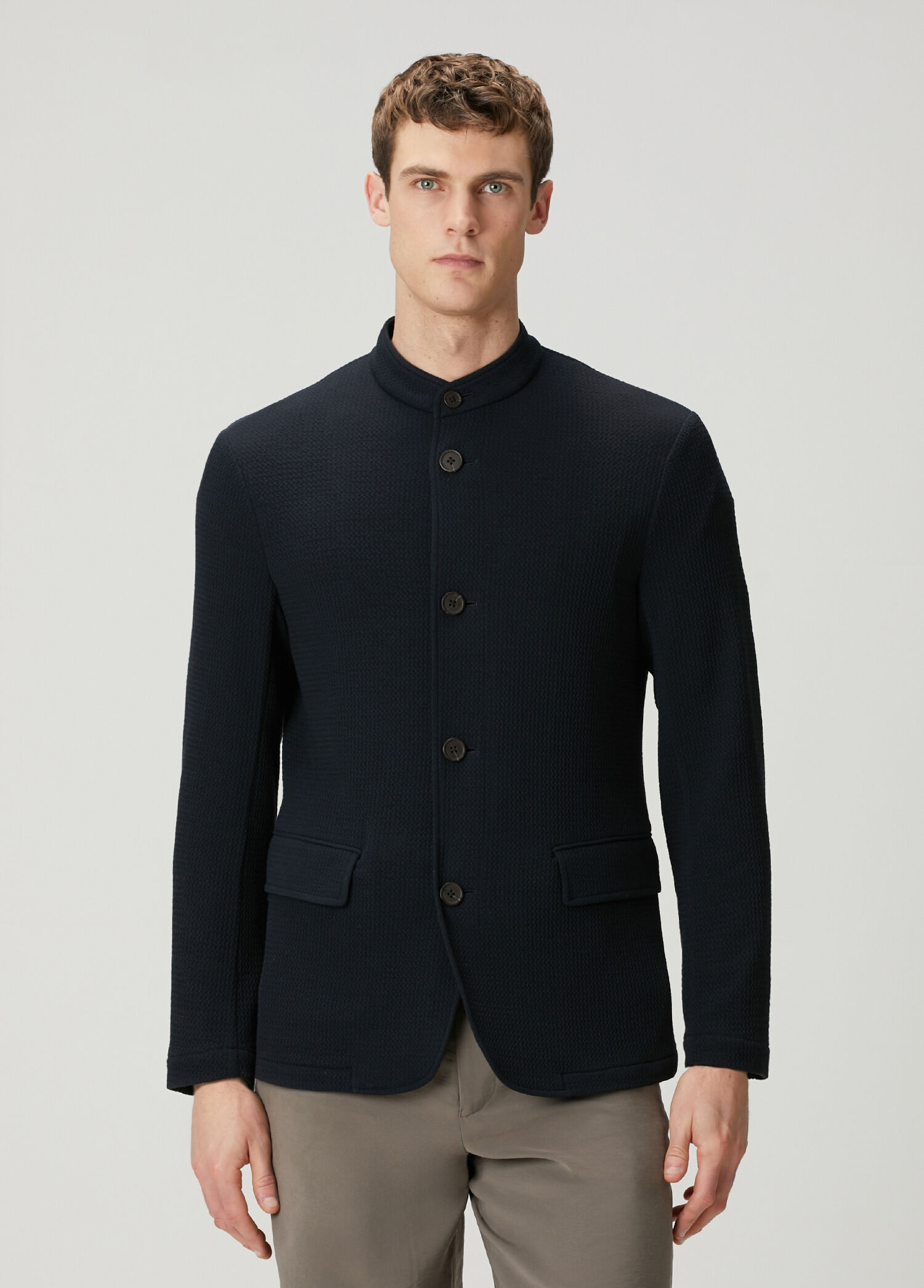 Slim Fit Lacivert Ceket