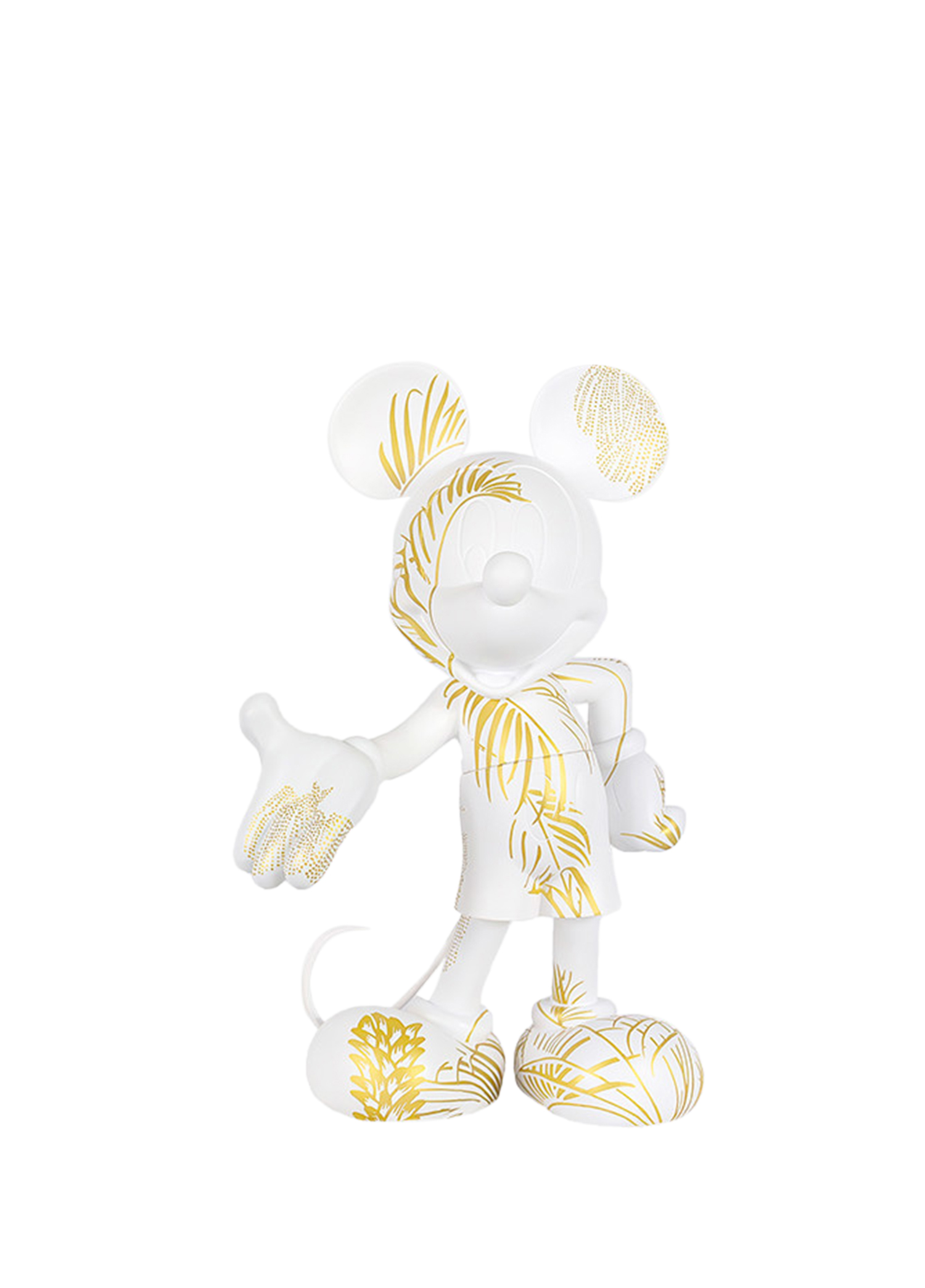 Star Style Mickey Beyaz Gold Heykel