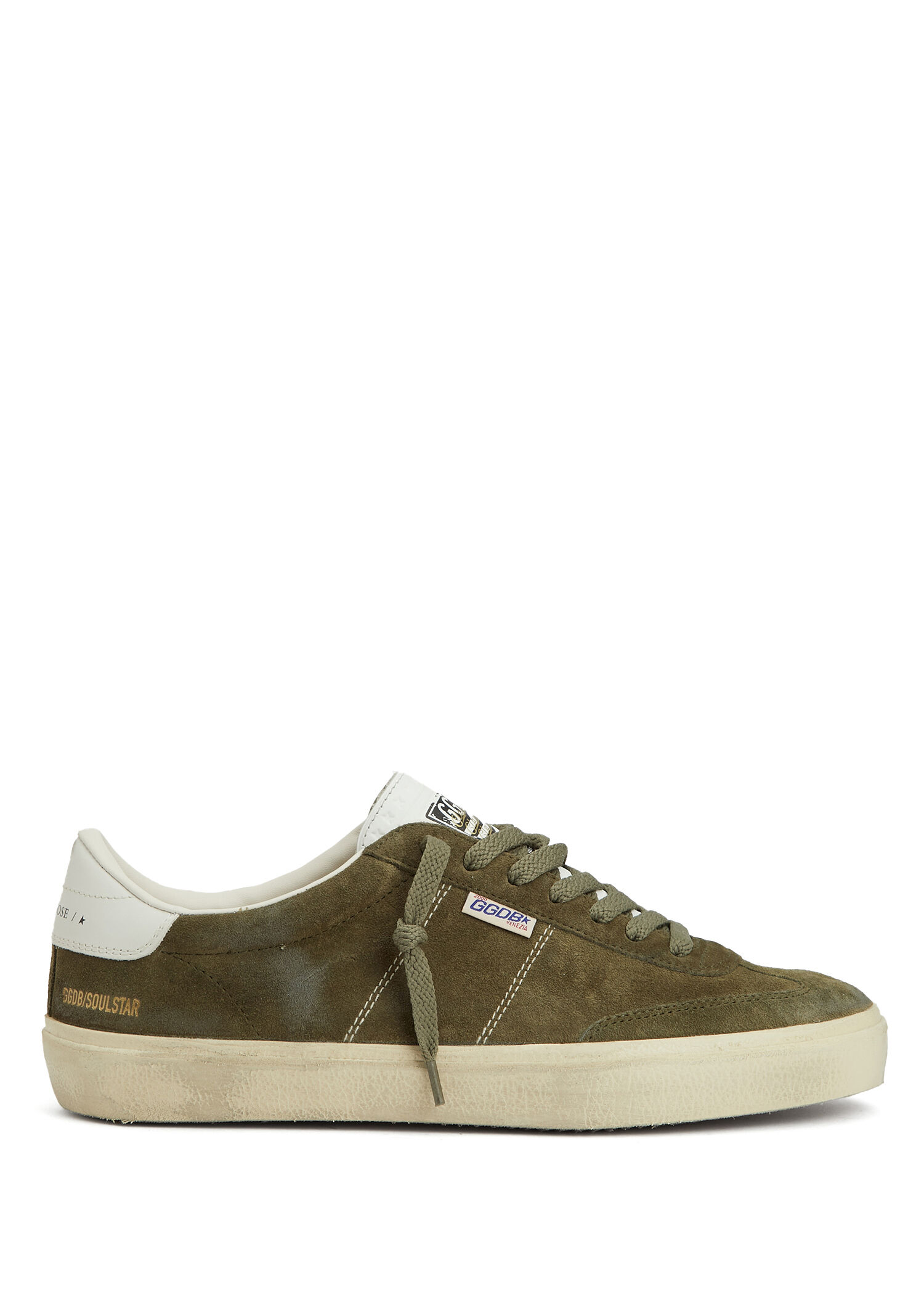 Soul Star Haki Beyaz Erkek Deri Sneaker
