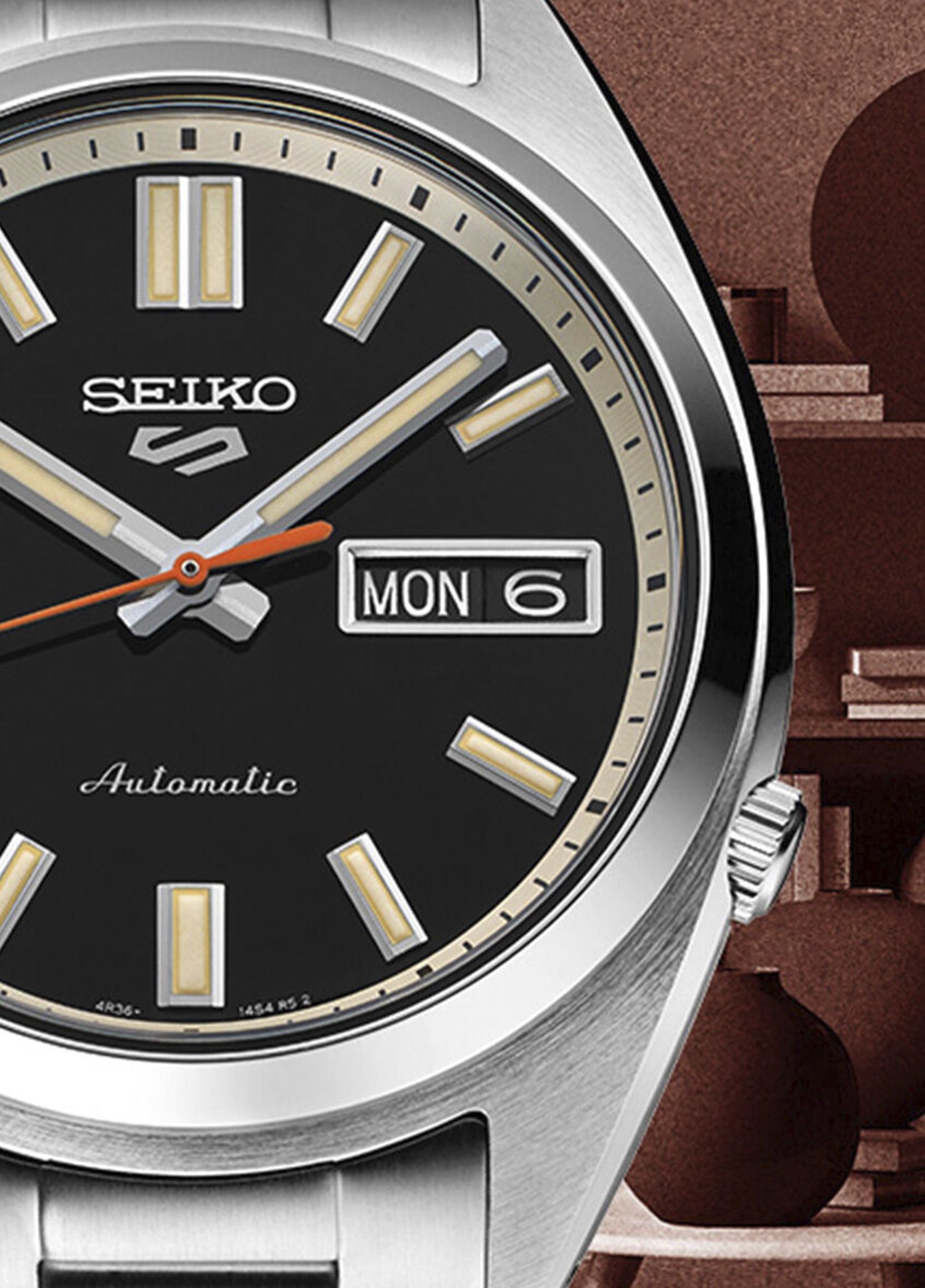 Seiko Metalik Gri Erkek 5 S5-SRPK89K Metalik Gri Çelik Kol Saati