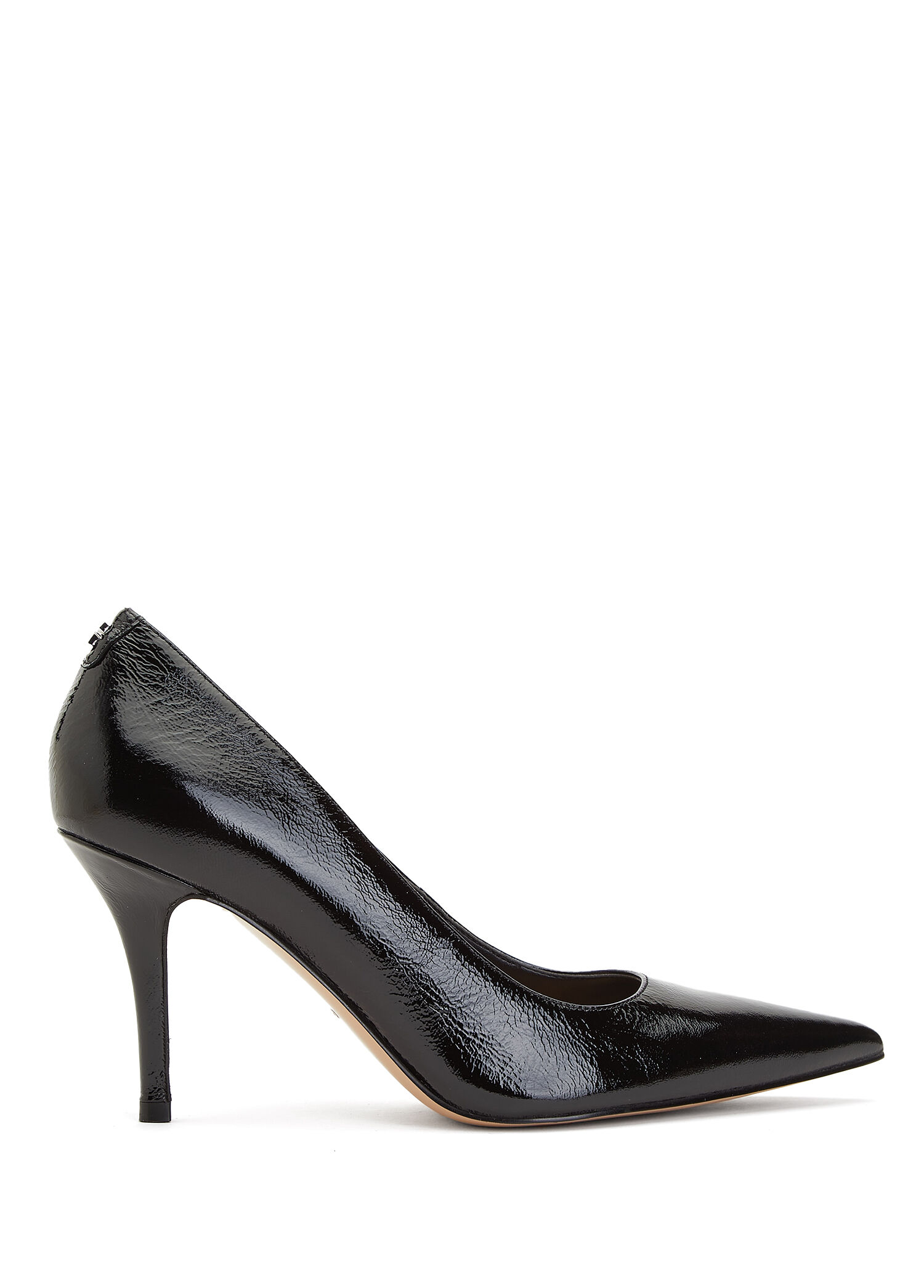 Prindy Siyah Deri Stiletto
