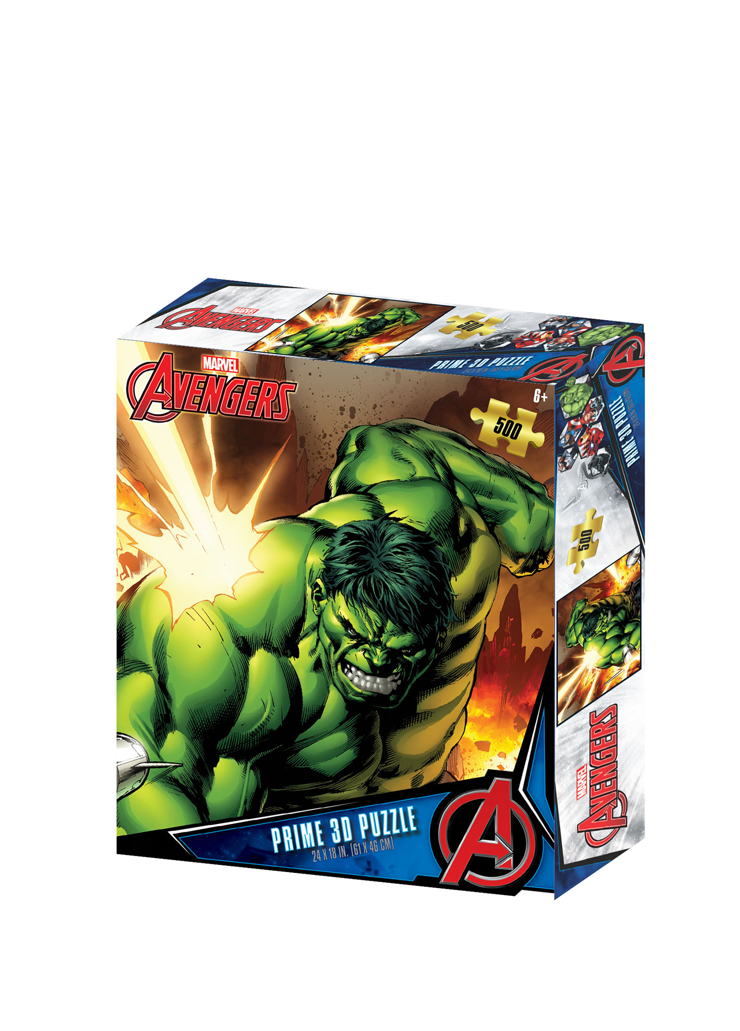 Avengers The Hulk 500 Parça 3D Puzzle