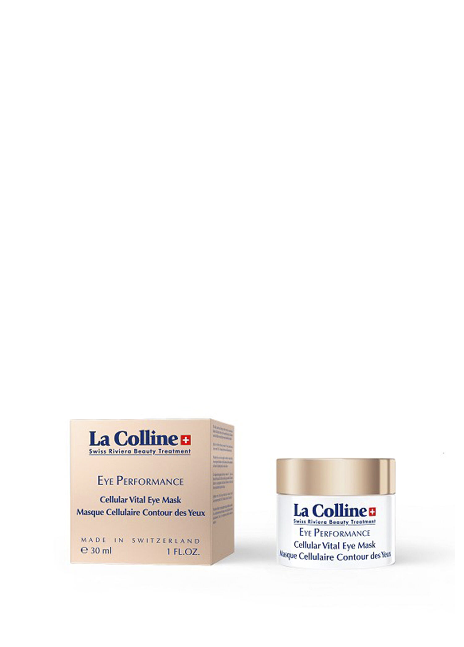 パック・フェイスマスク La Colline Cellular Vital Eye Mask 30ml La Colline - Cellular Vital Canlandırıcı Göz Maskesi 30 ml - Altın