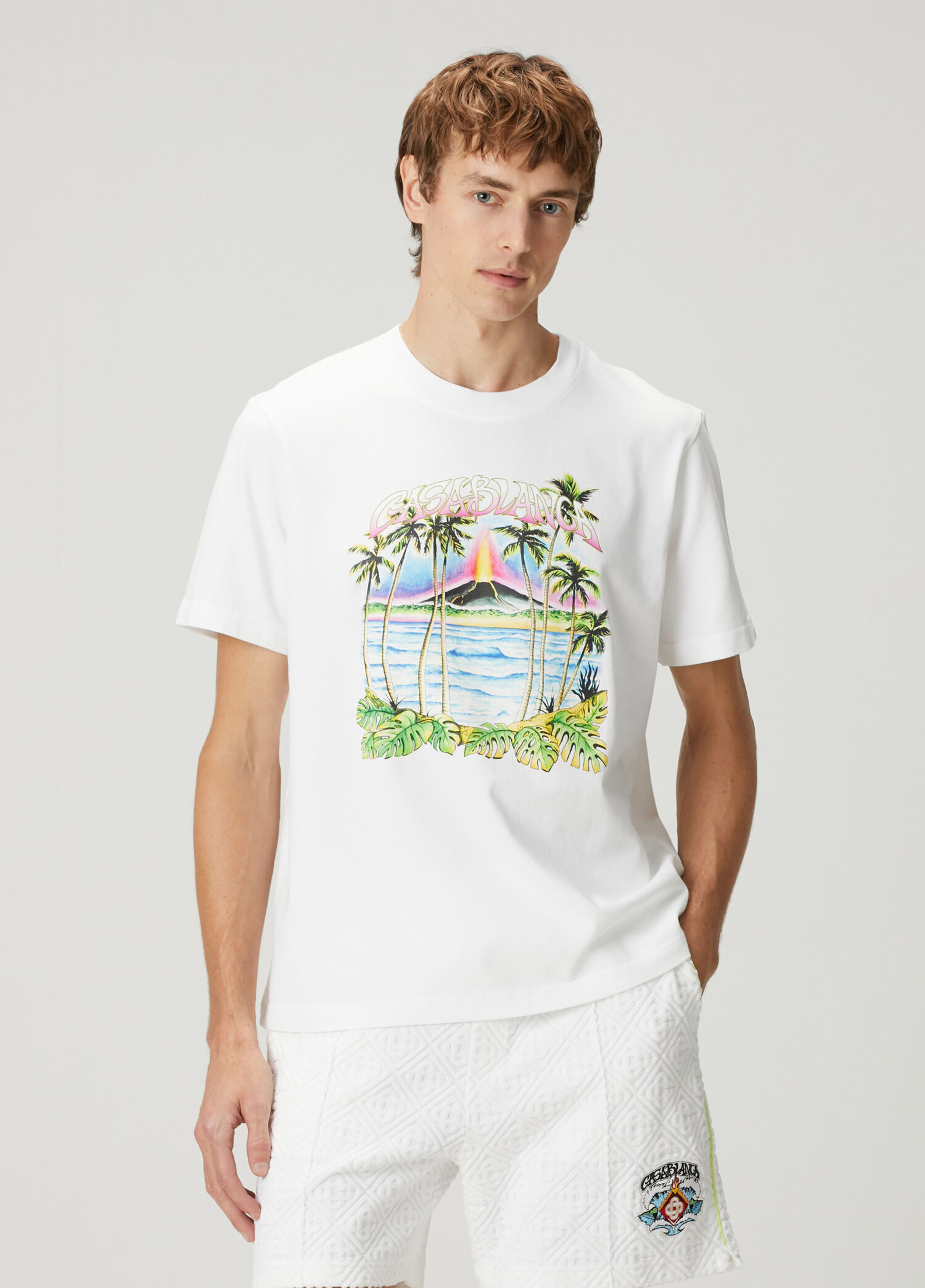 Casablanca Beyaz Erkek Beyaz T-shirt 1915217 | Beymen