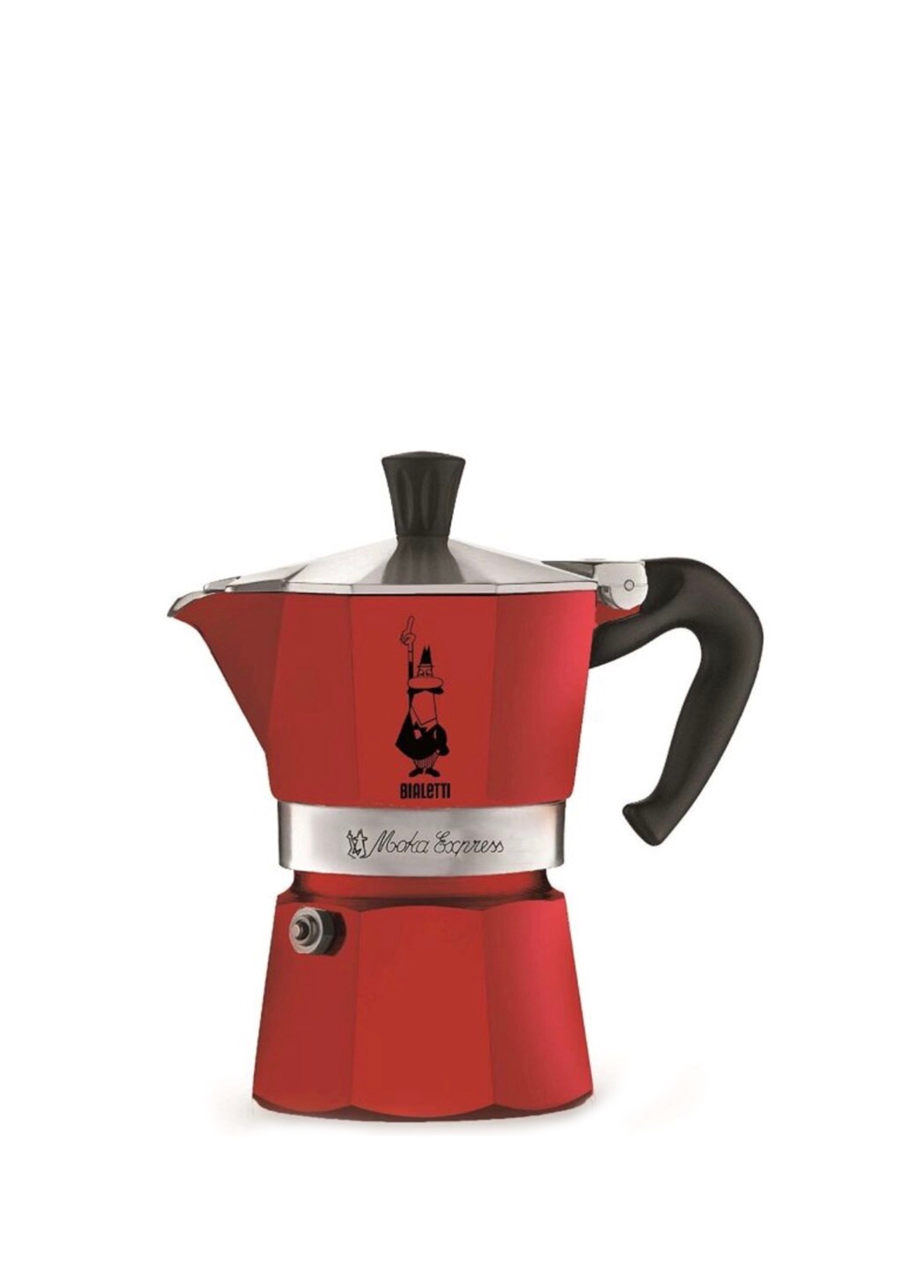 Kırmızı 3 Cup Moka Express