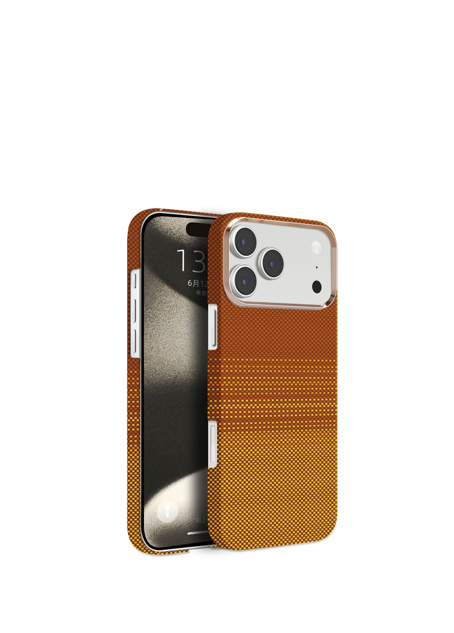 Kevlar Series Knit iPhone 17 Pro Max Magsafe Uyumlu Telefon Kılıfı