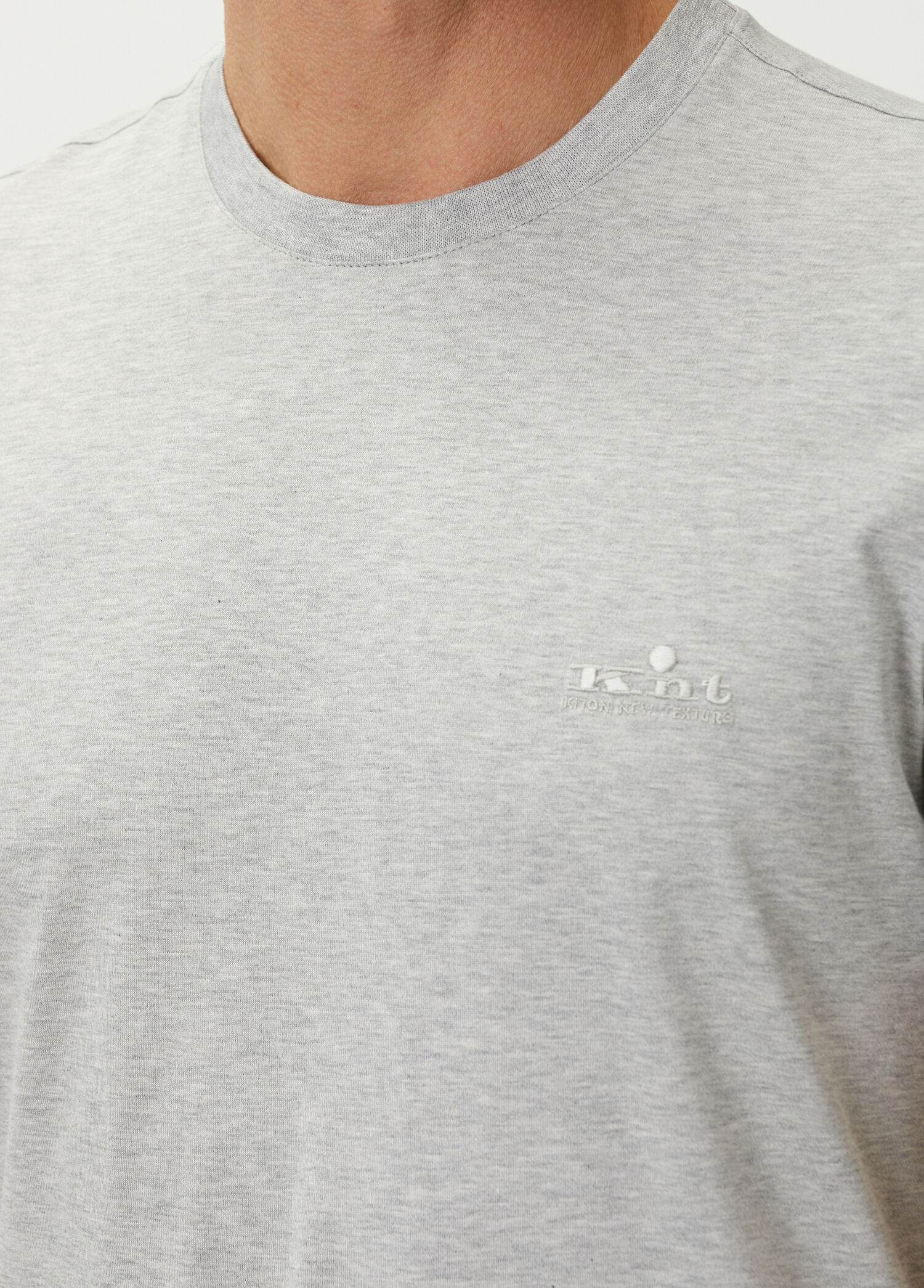 Knt Açık Gri Erkek Açık Gri Logolu T-shirt 1952978 | Beymen
