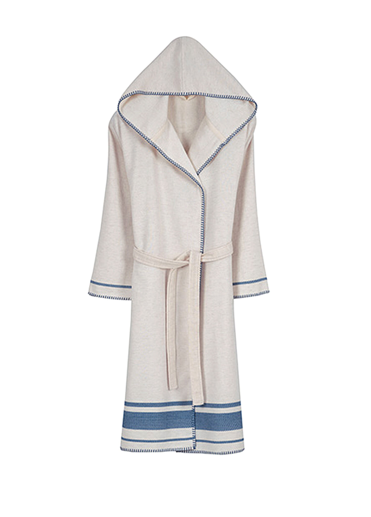 İndigo Keten Unisex Bornoz