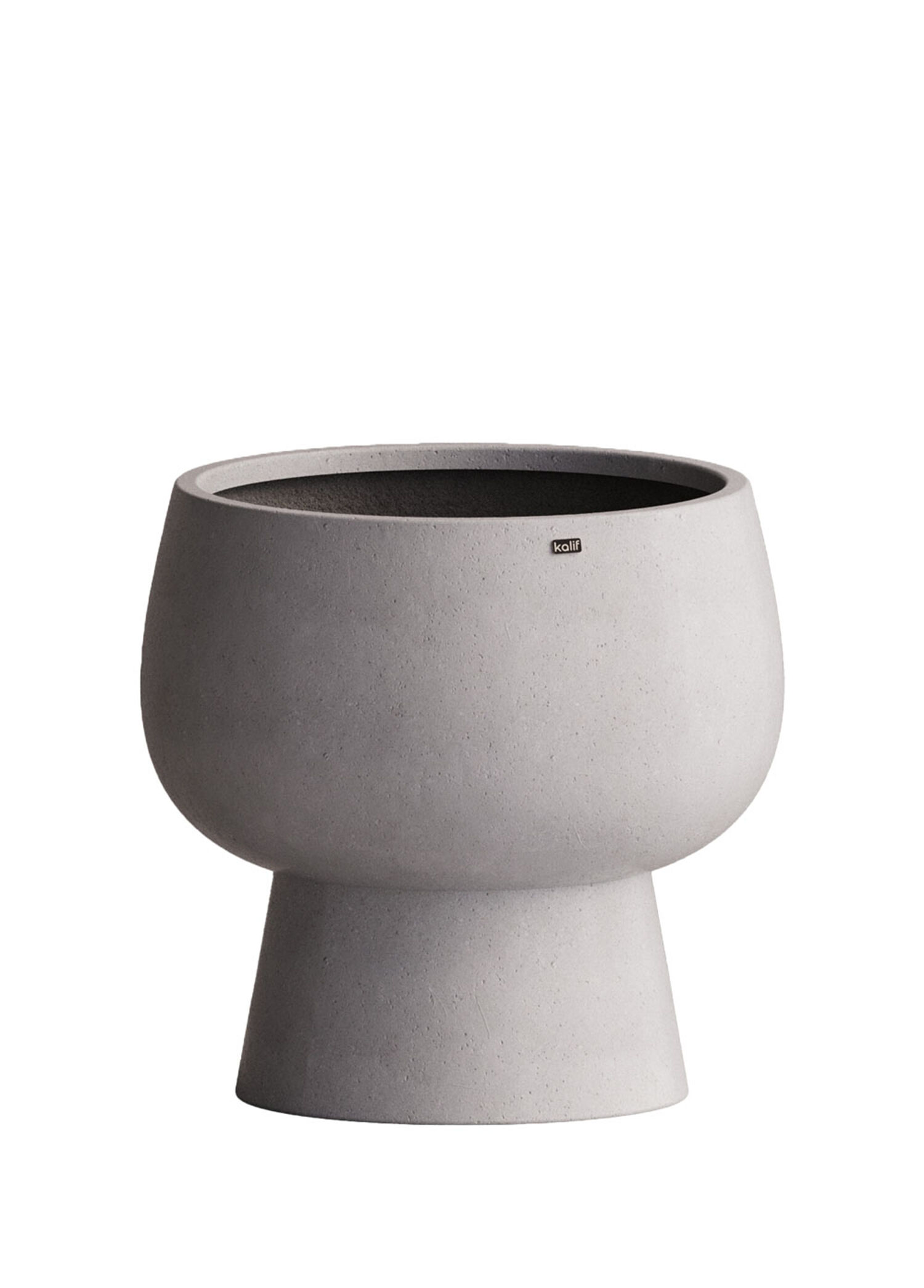 Geb Beyaz Beton Saksı