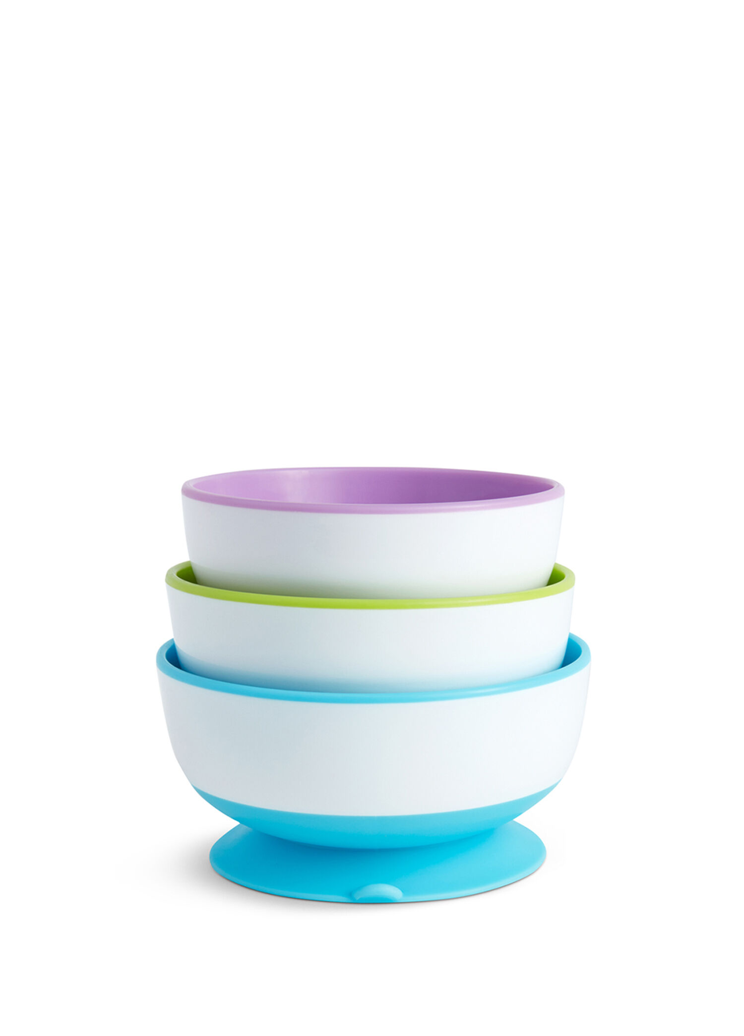 Fixed Vacuum 6+ Months Unisex Child 3 Different Sizes Feeding Bowl