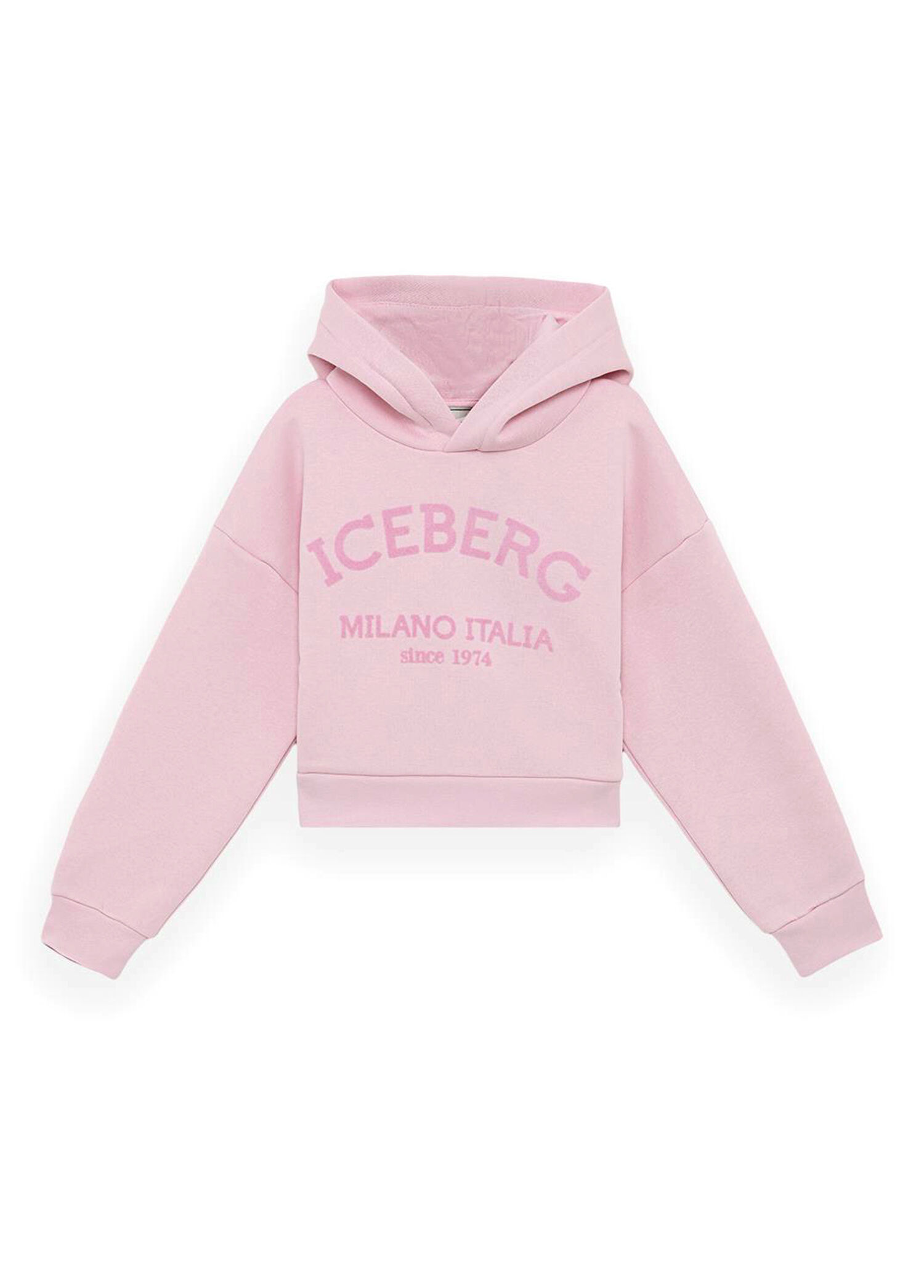 Pembe Kapüşonlu Kız Çocuk Sweatshirt