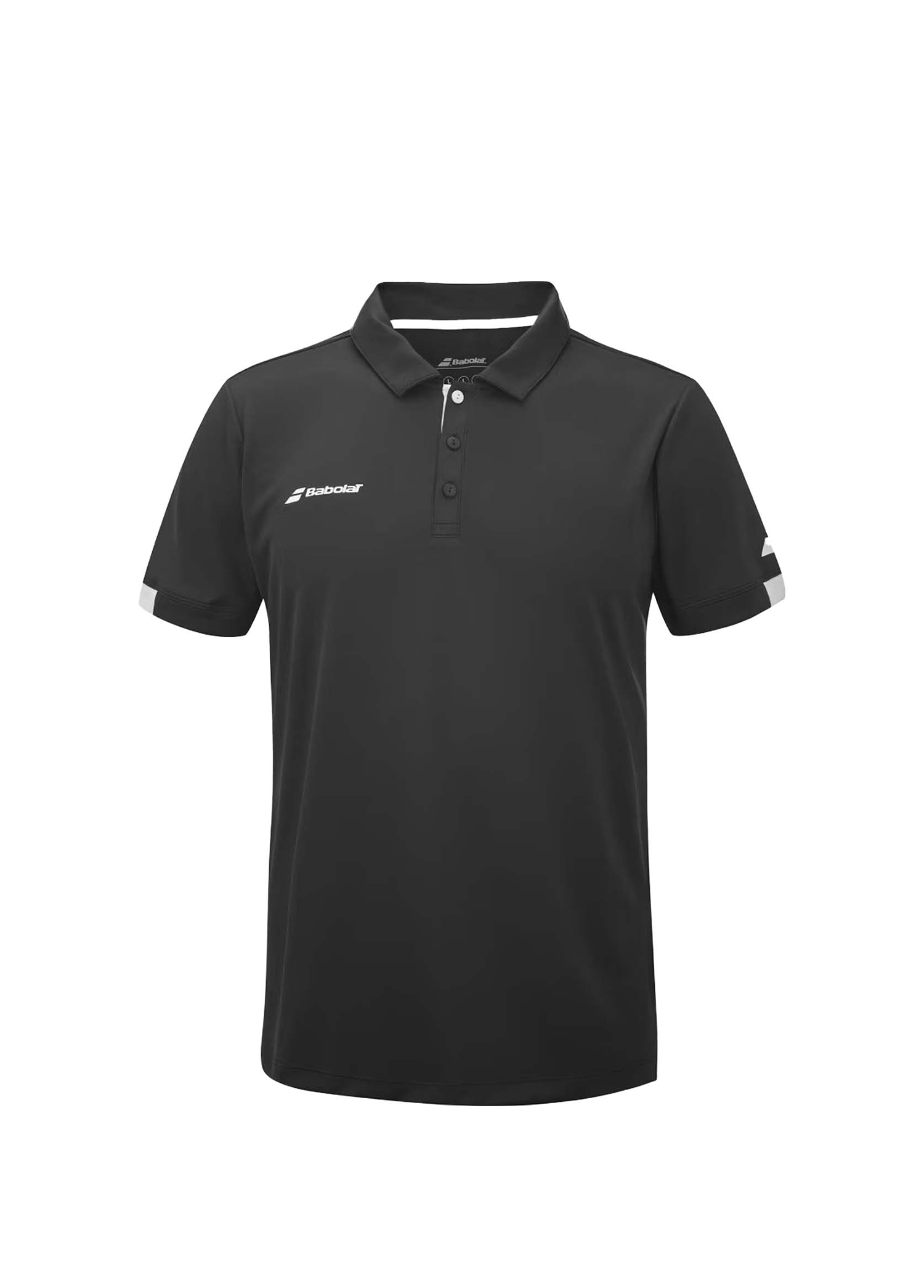 Play Polo Yaka Siyah Erkek Tenis T-shirt