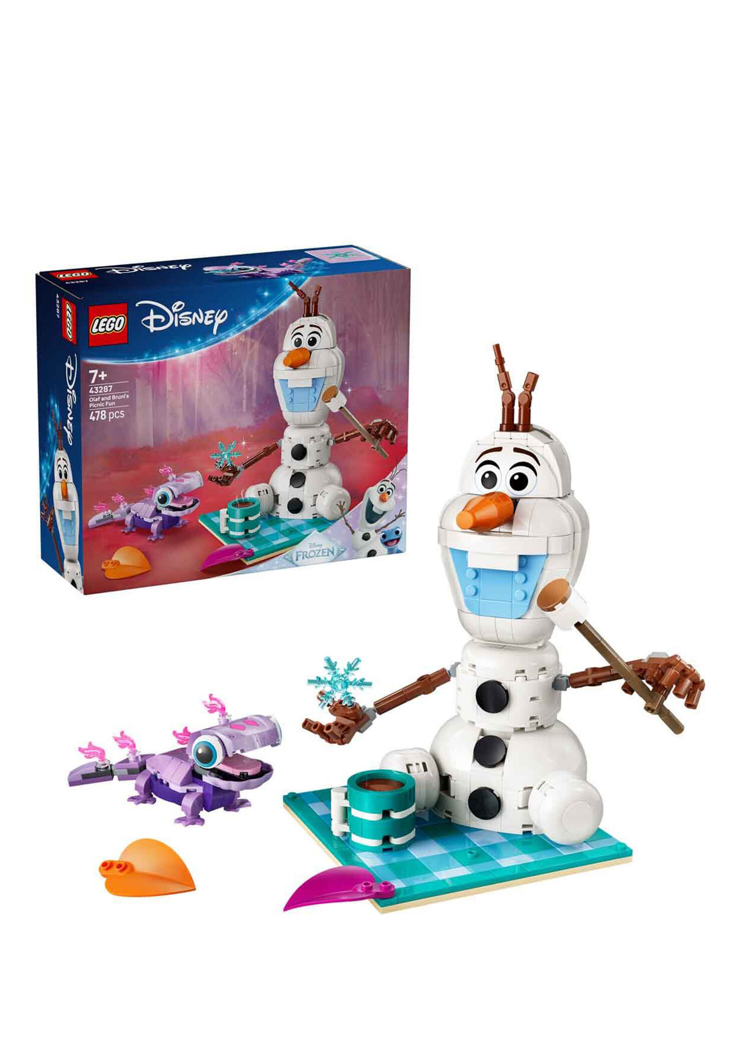 Disney Karlar Ülkesi Olaf ve Bruni'nin Piknik Eğlencesi 478 Parça 7+ Yaş Yapı Oyuncağı 43287