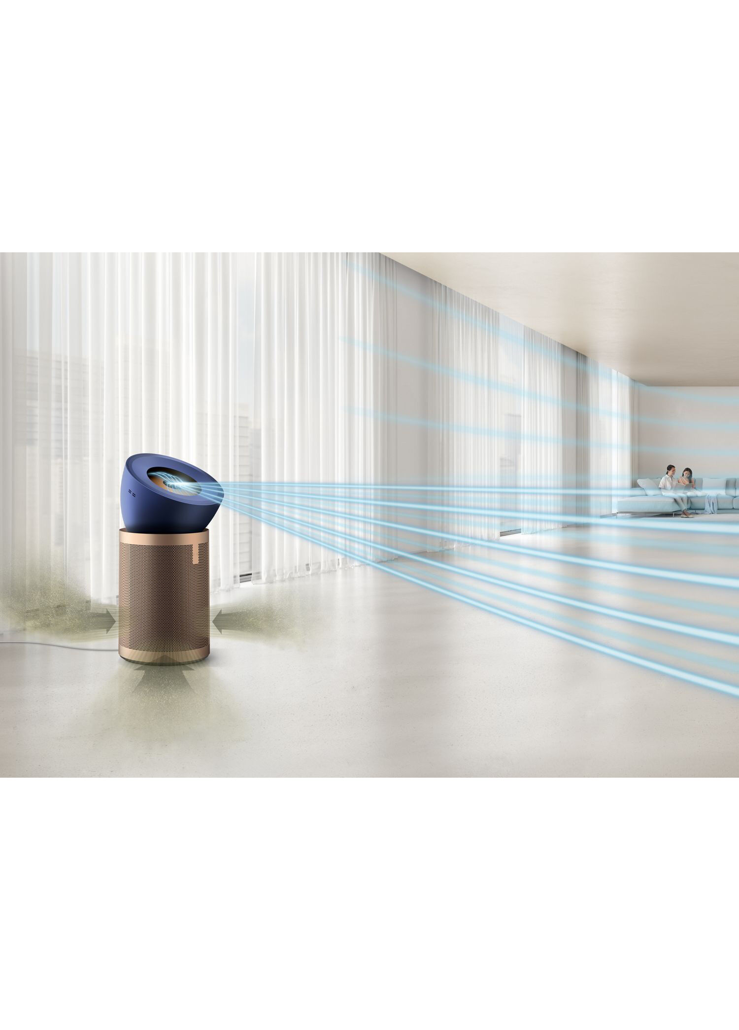 Dyson - Purifier Big+Quiet Formaldehyde (Prusya Mavisi/Altın) - Mavi