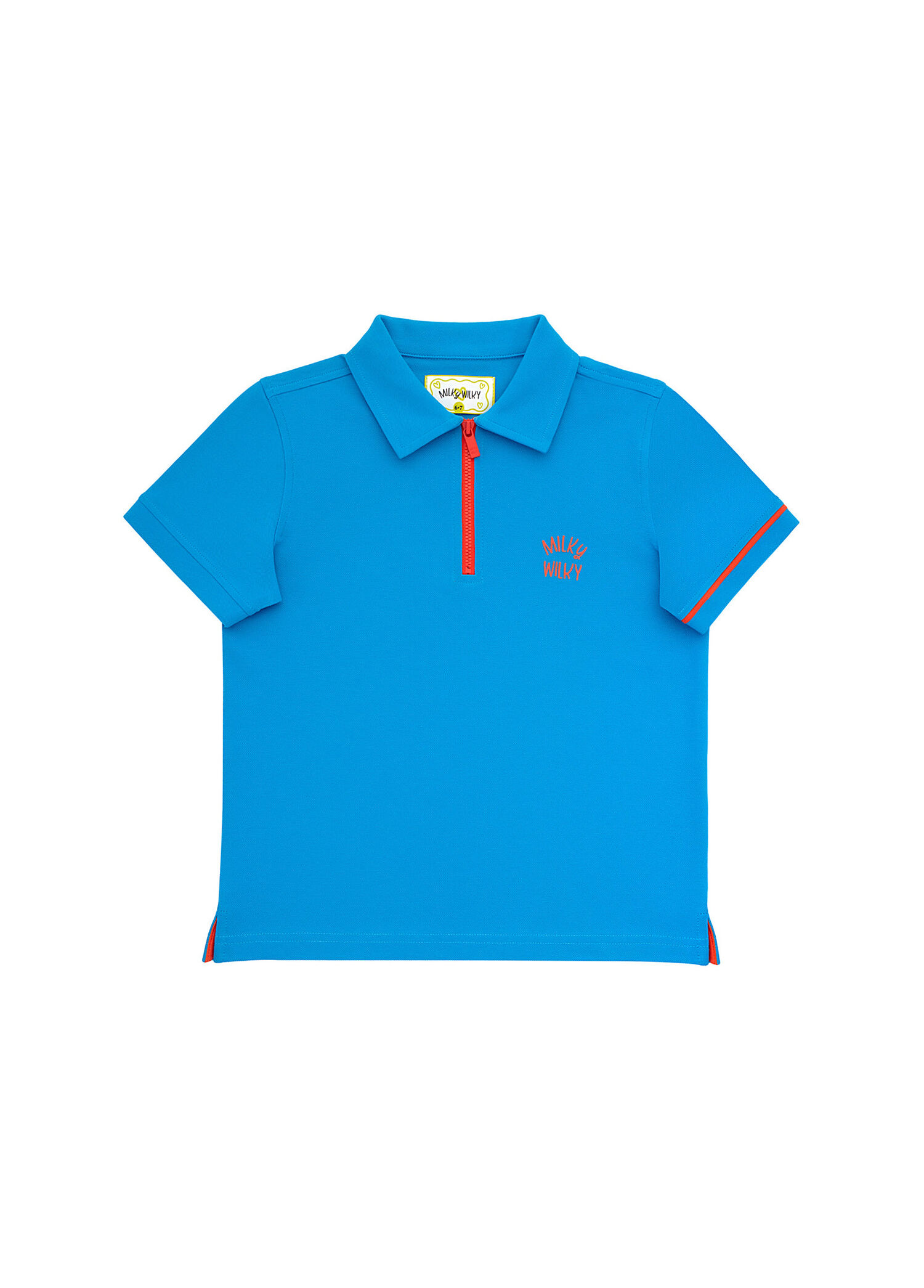 Ocean Mavi Polo Yaka Kısa Kollu Erkek Çocuk T-Shirt