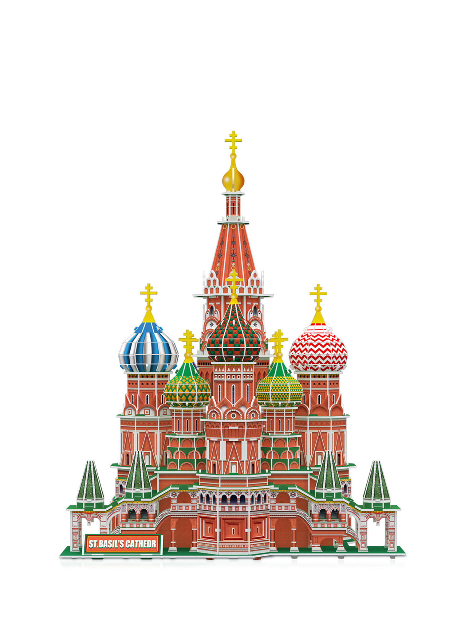 National Geographic Saint Basil Katedrali 3D Puzzle 224 Parça