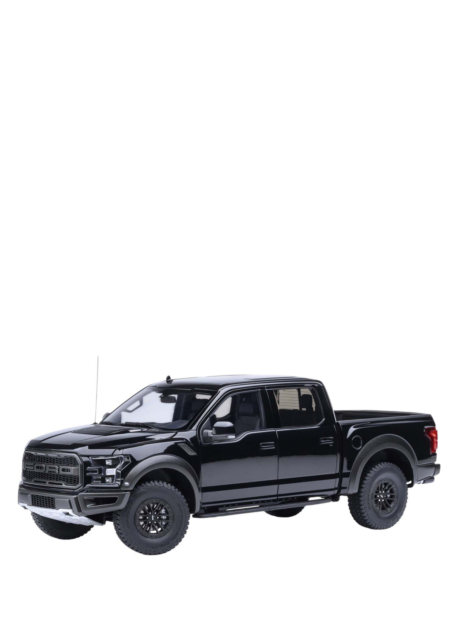 1:18 2019 Ford F-150 Raptor Supercrew Agate Black Model Araba