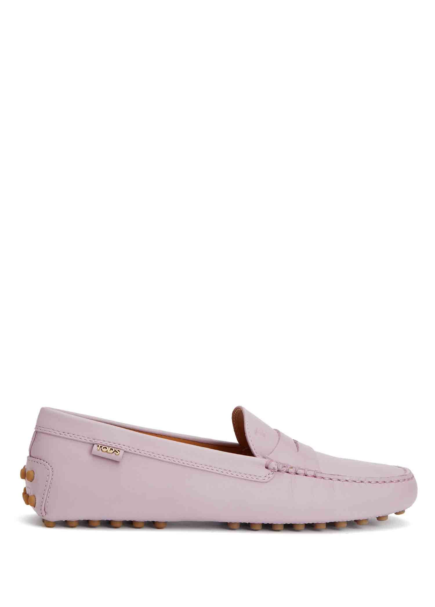 Gommino Lila Kadın Deri Loafer
