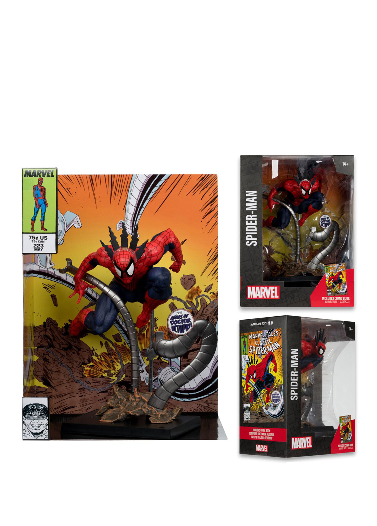 Spider-Man Marvel Tales #223 1/6 Scale Figür Heykel ve Çizgi Roman