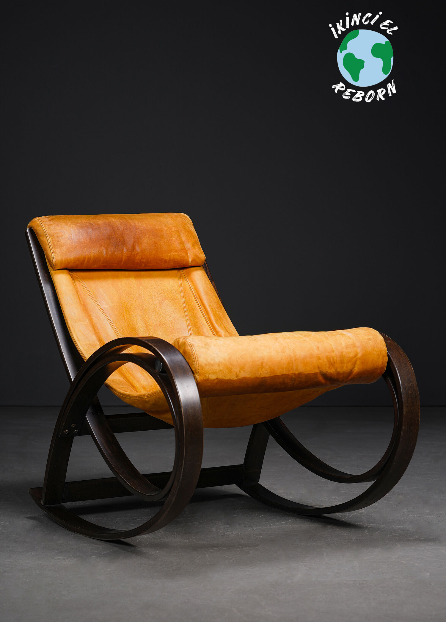Sgarsul Rocking Chair Gae Aulenti Poltronova Sallanan Koltuk
