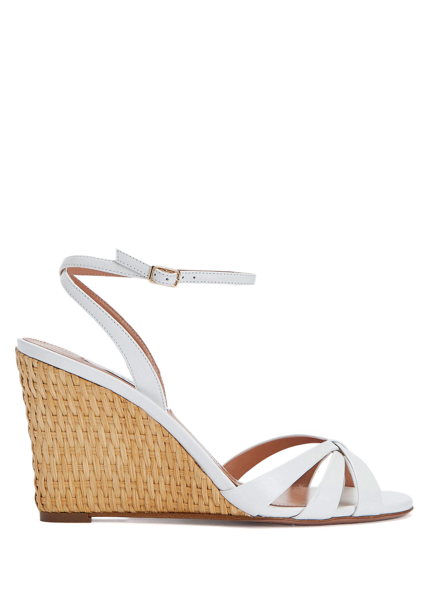 White Women's Leather Sandals