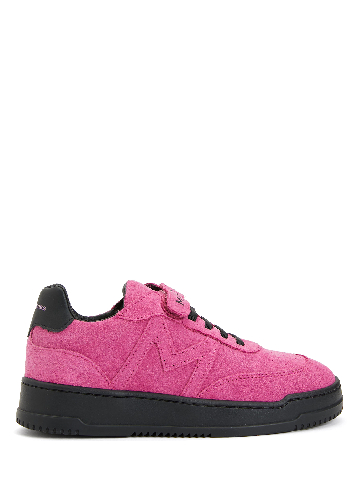 Pembe Siyah Unisex Çocuk Deri Sneaker