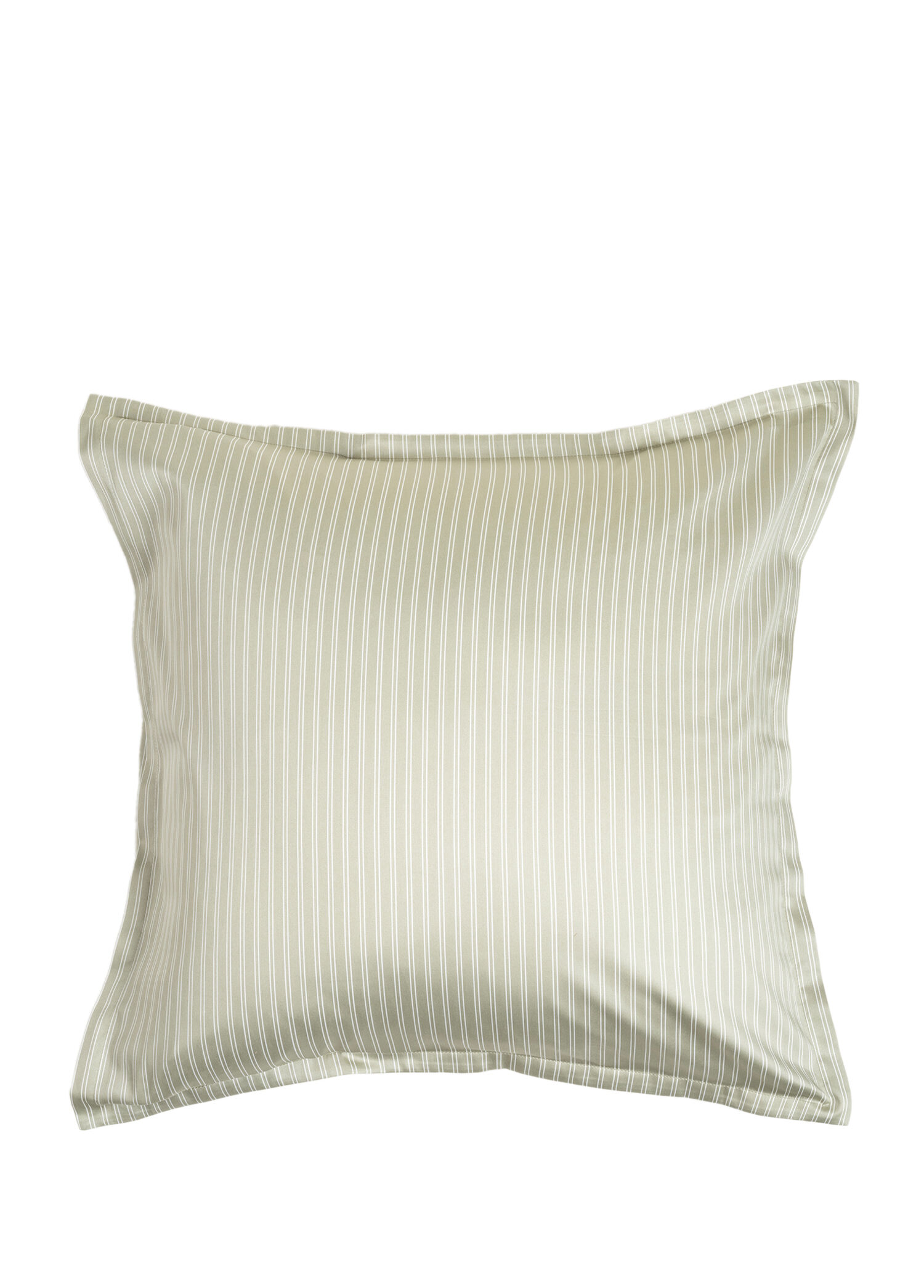 Solıd Yeşil Pamuk Saten Yastık Kılıfı 60x60 cm