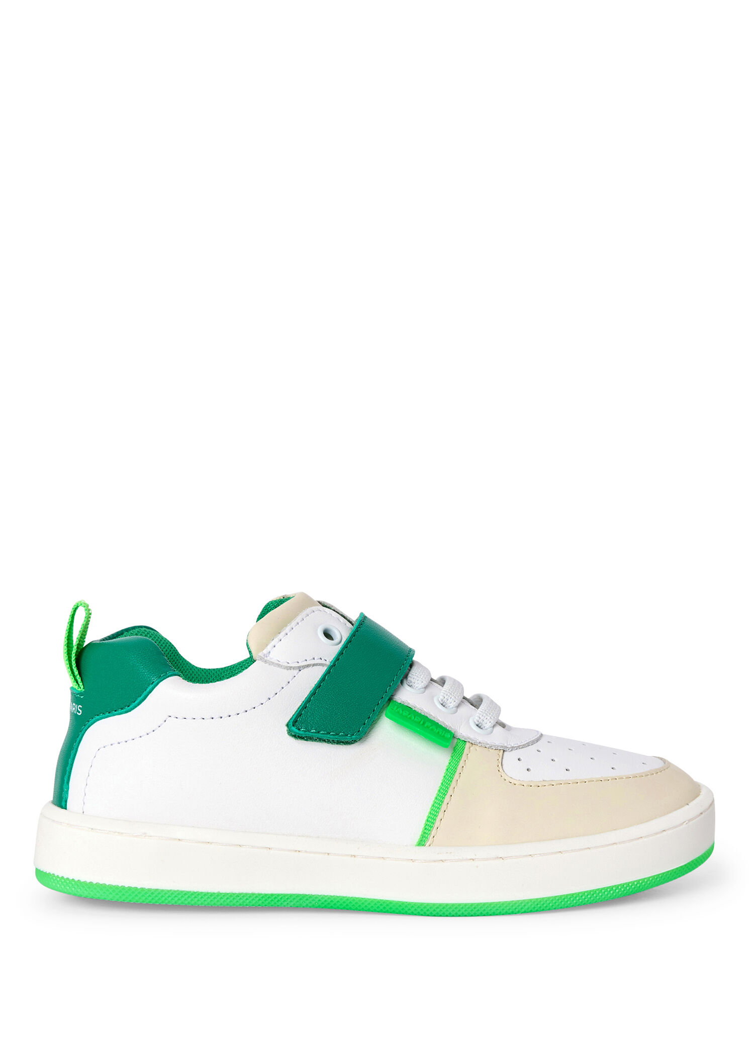 Yeşil Beyaz Deri Erkek Çocuk Sneaker