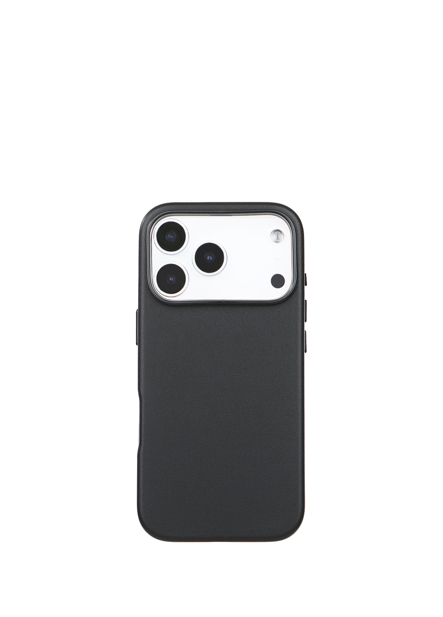 iPhone 17 Pro Max Gizli MagSafe Uyumlu Premium Kamera Koruma Darbe Emici Siyah Deri Telefon Kılıfı