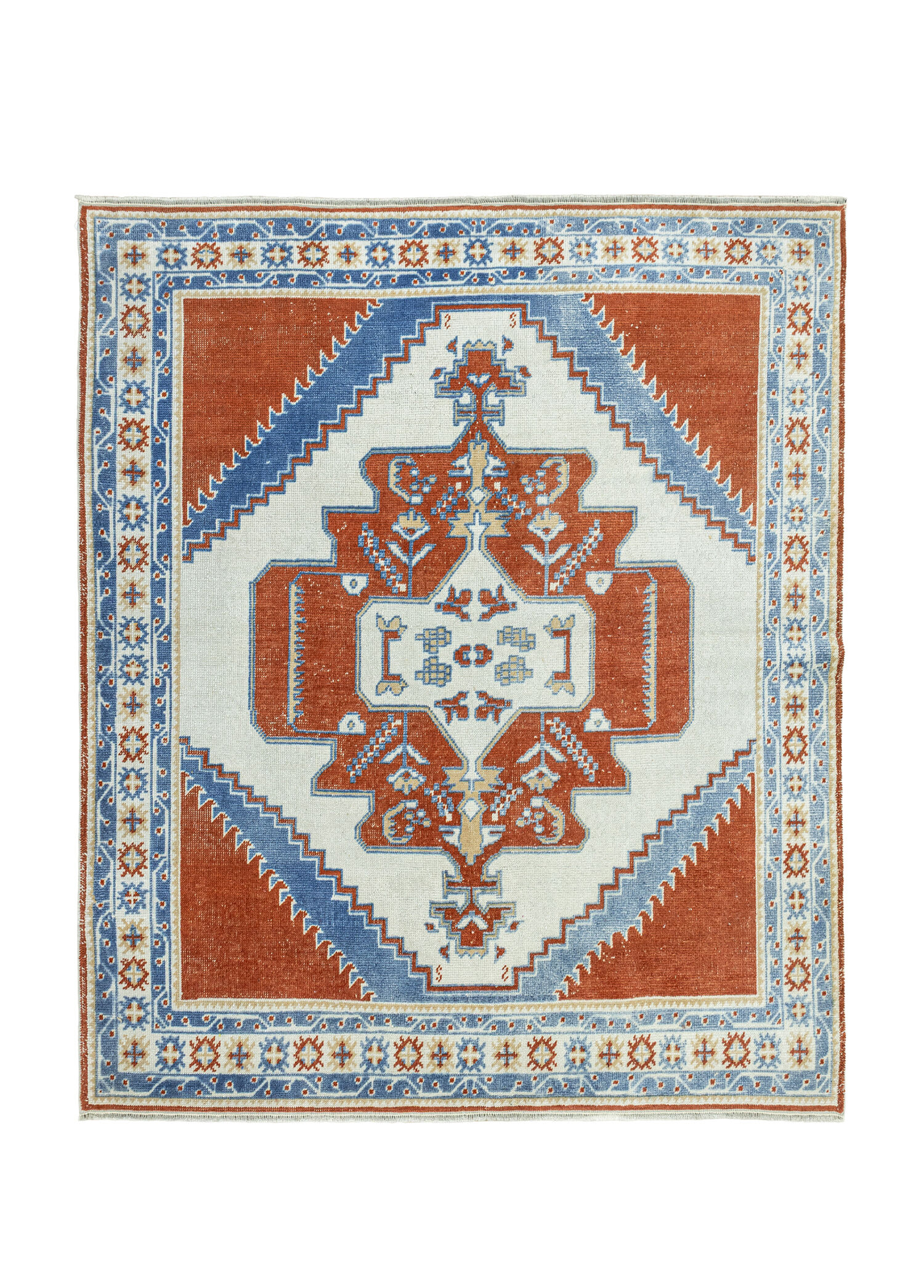 Pamir El Dokuma Rustik Halı 195x200 cm