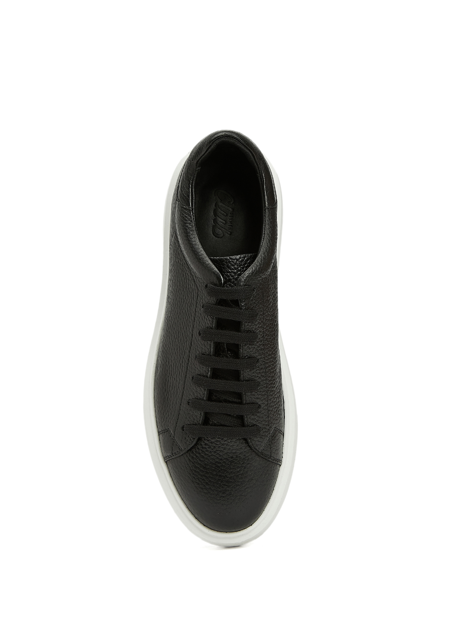 Siyah Erkek Deri Sneaker_3