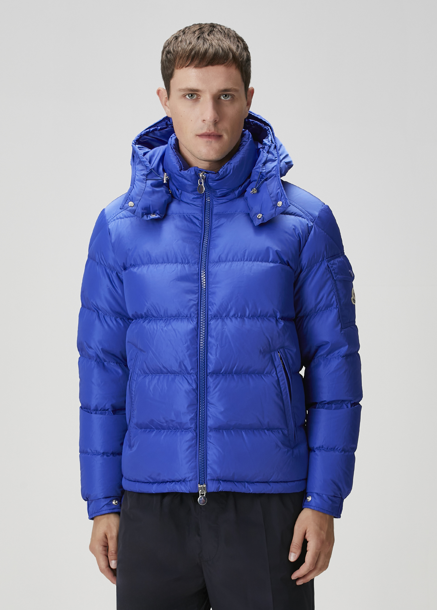 Moncler Koyu Mavi Erkek Koyu Mavi Kapüşonlu Mont 1775878 | Beymen