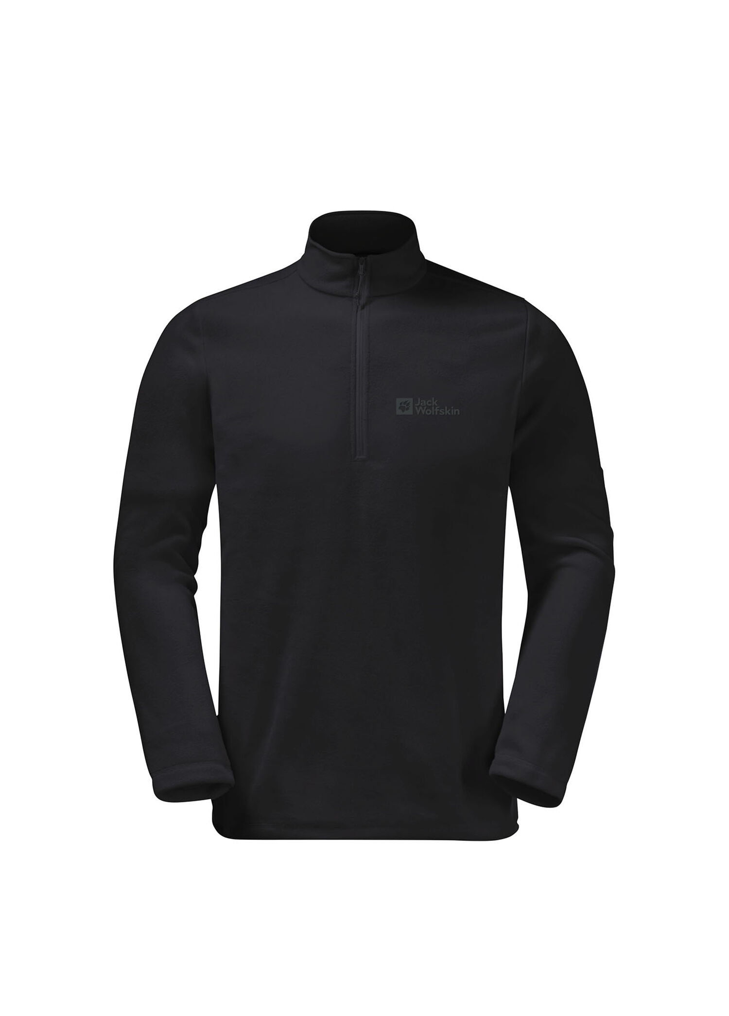 Taunus Hz Siyah Yarım Fermuarlı Kadın Polar Sweatshirt