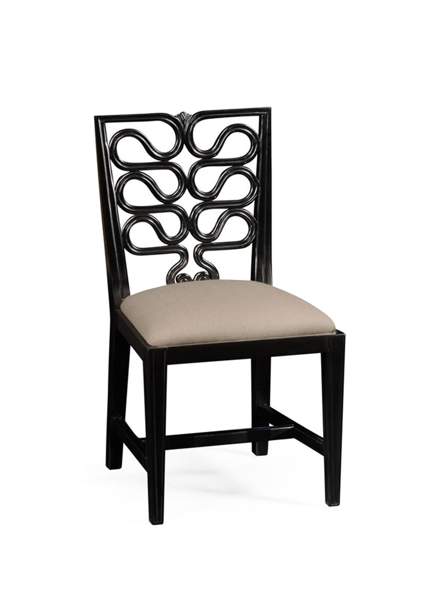 Windsor Black Kolsuz Sandalye